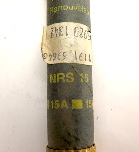 Gould Shawmut NRS 15 / NRS15 15 Amps Fuse LOT OF 5 - Advance Operations