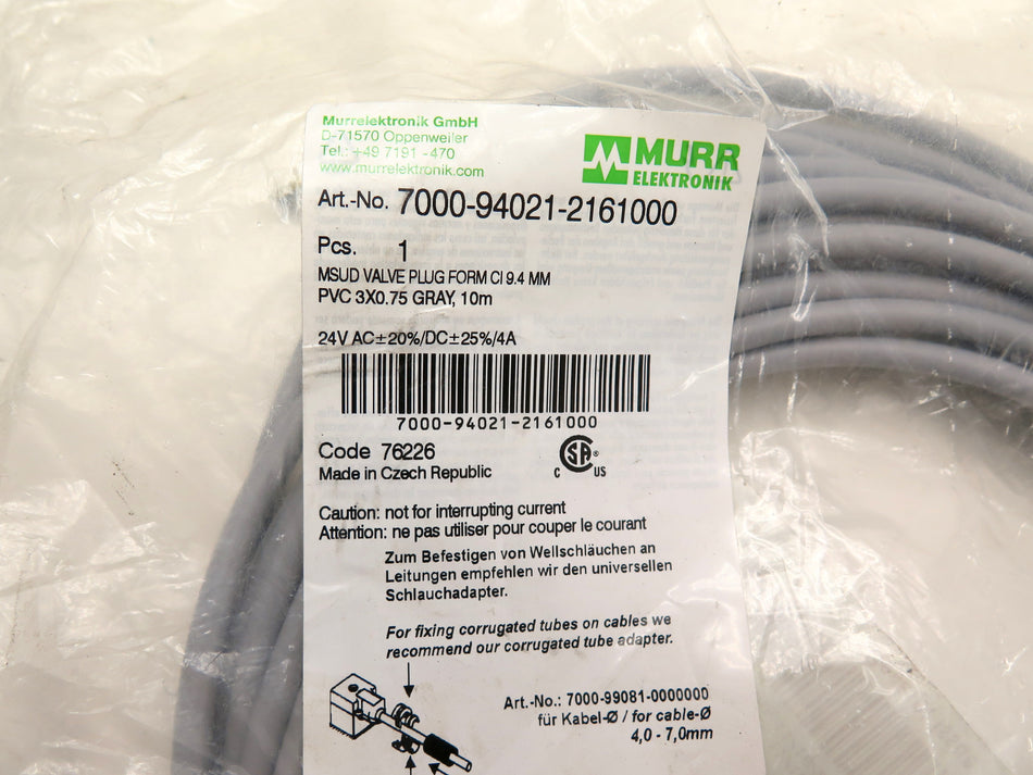 MurrElektronik 7000-94031-2161000 Automation Cable 10M - Advance Operations