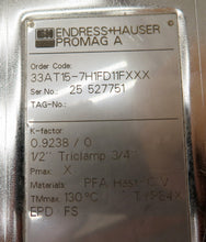 Load image into Gallery viewer, Endress + Hauser 33AT15-7H1FD11FXXX Flow Meter - Advance Operations
