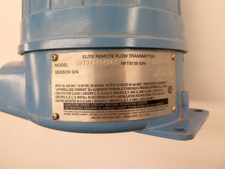 Micro Motion RFT9739D4SCA Elite Remote Flow Transmitter - Advance Operations