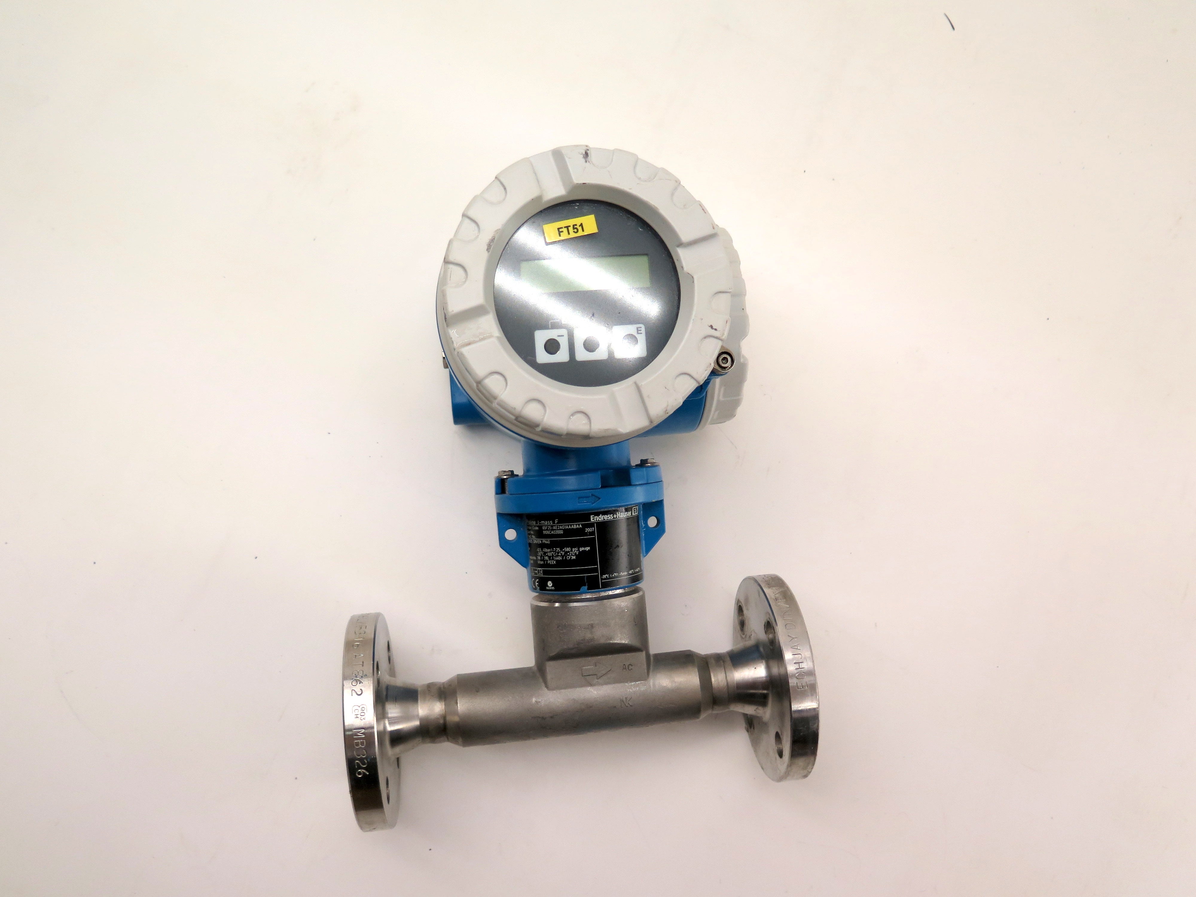 Endress + Hauser ProLine T-Mass 65F25-AE2AG1AAABAA Flow Meter - Advance Operations