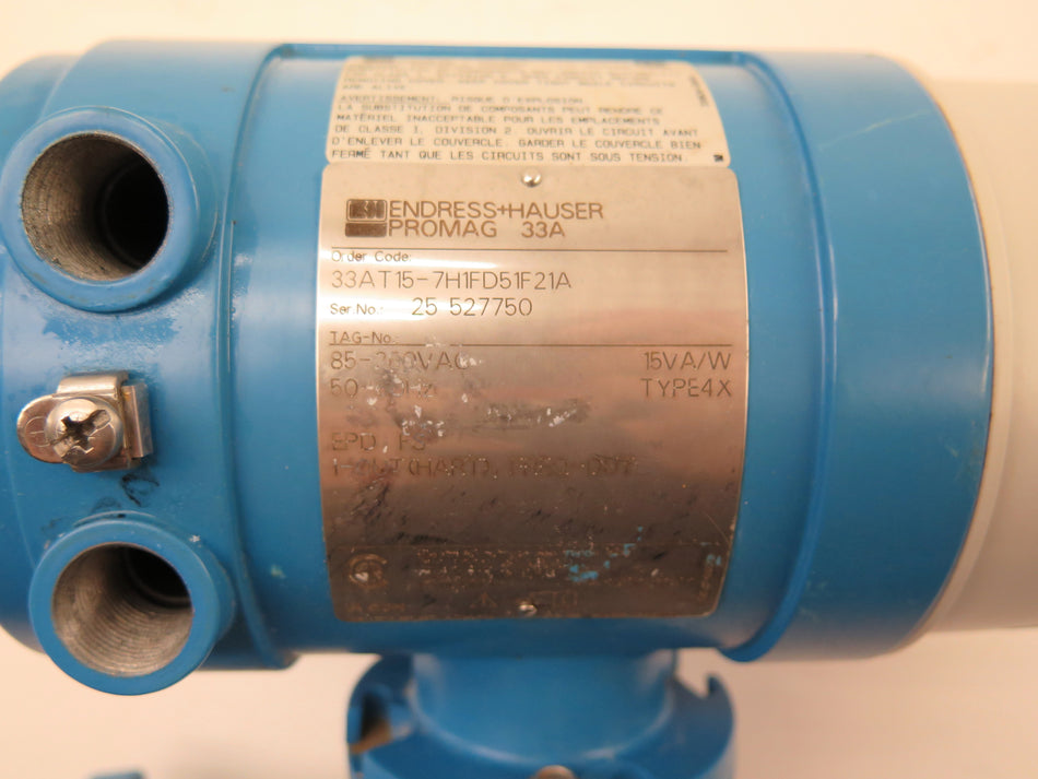 Endress + Hauser 33AT150-7H1FD51F21A Promag 33A Transmitter - Advance Operations