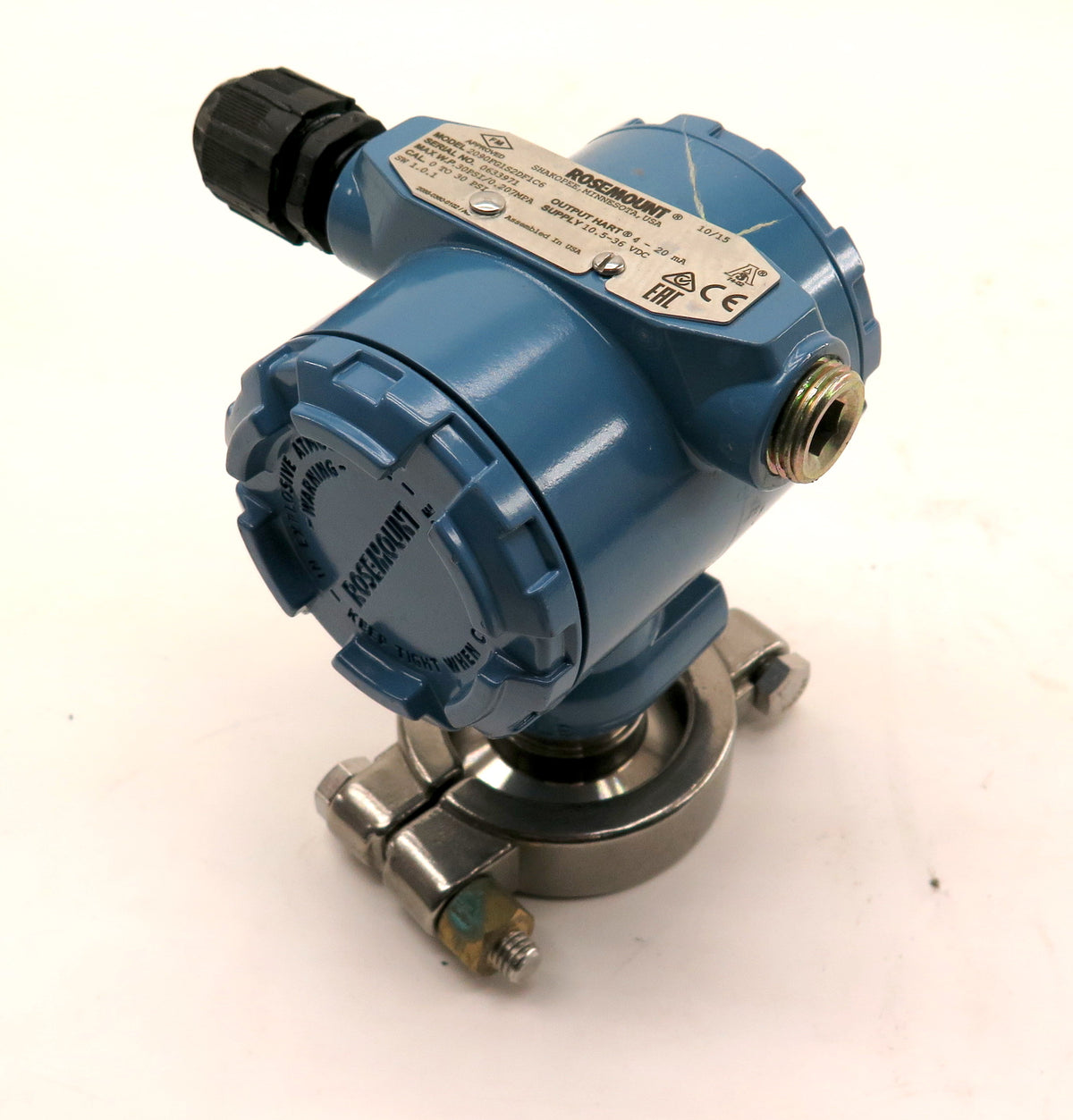 Rosemount 2090 FG1S2DF1C6 Pressure Transmitter 0 to 30 PSI - Advance Operations