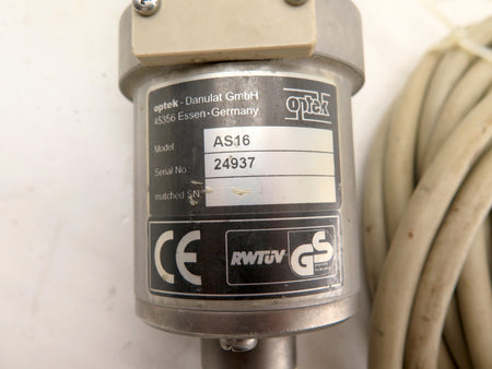 Optek Danulat GmbH AS16 Single Channel NIR Absorption Probe - Advance Operations