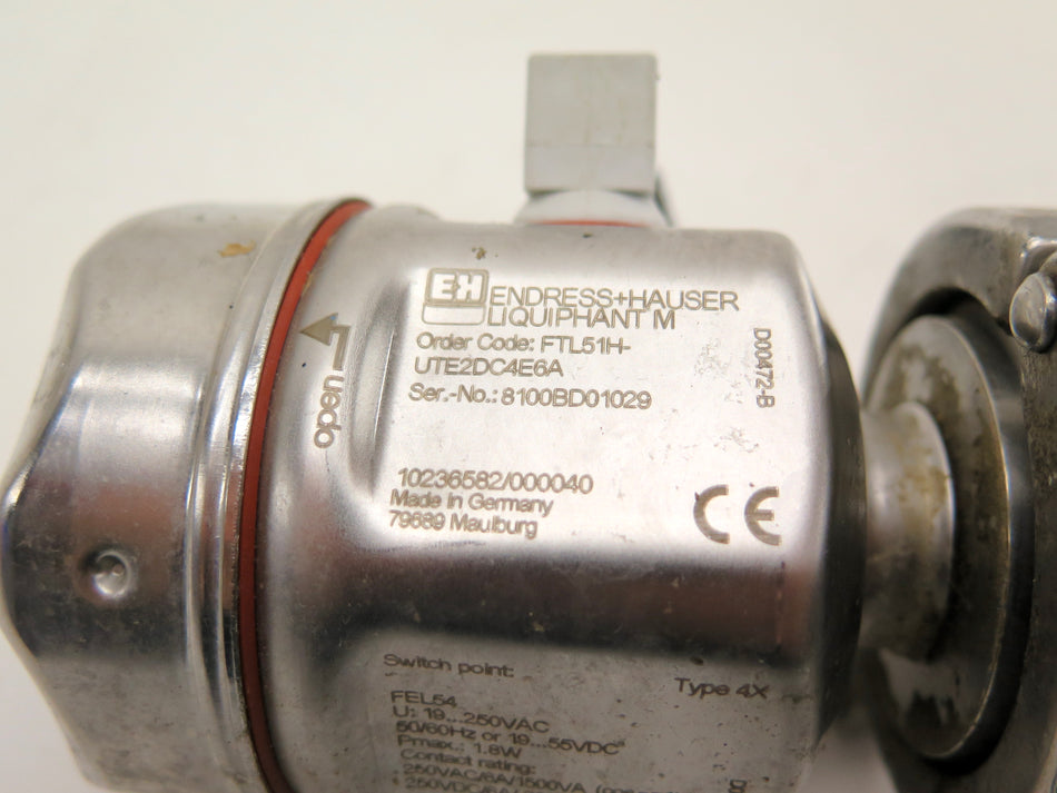 Endress + Hauser FTL51H-UTE2DC4E6A Liquiphant M Level Switch - Advance Operations