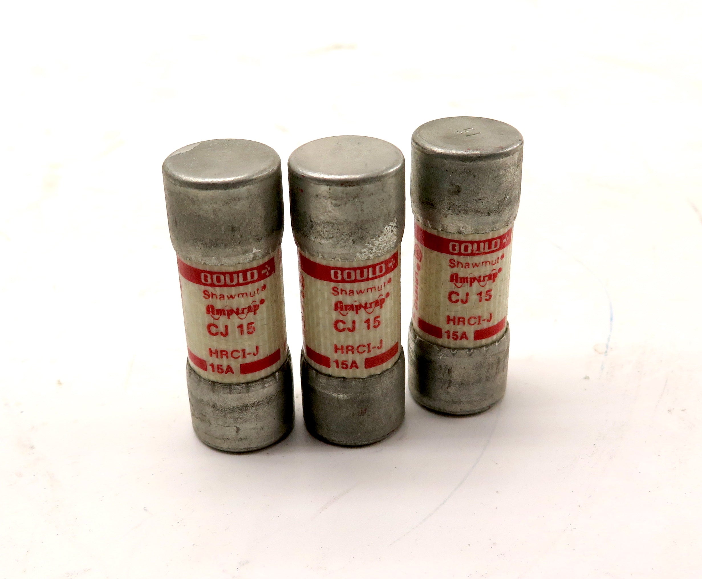 Gould CJ 15 Amp-Trap 15A Fuse 600V LOT OF 3 - Advance Operations