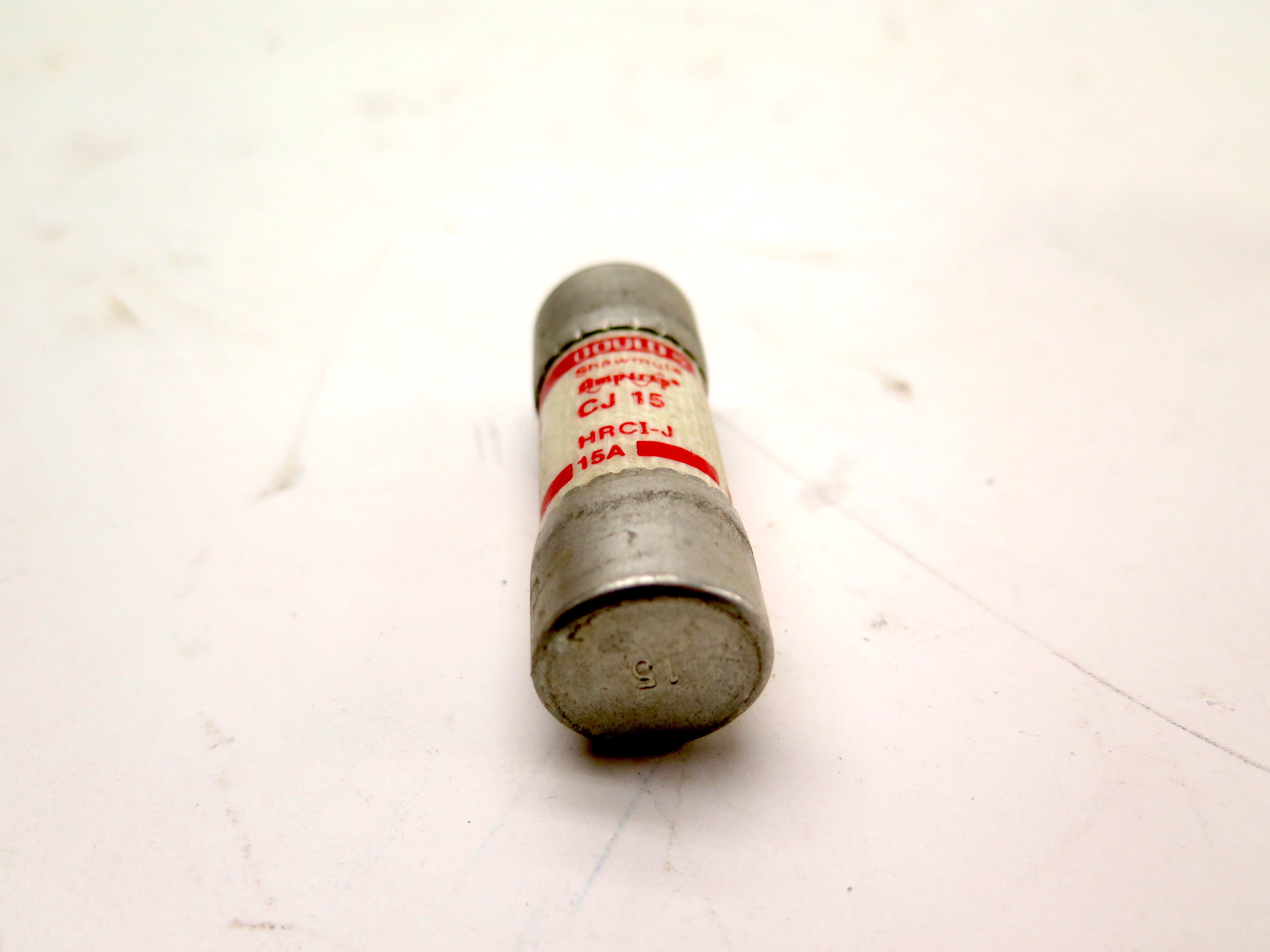 Gould CJ 15 Amp-Trap 15A Fuse 600V LOT OF 3 - Advance Operations