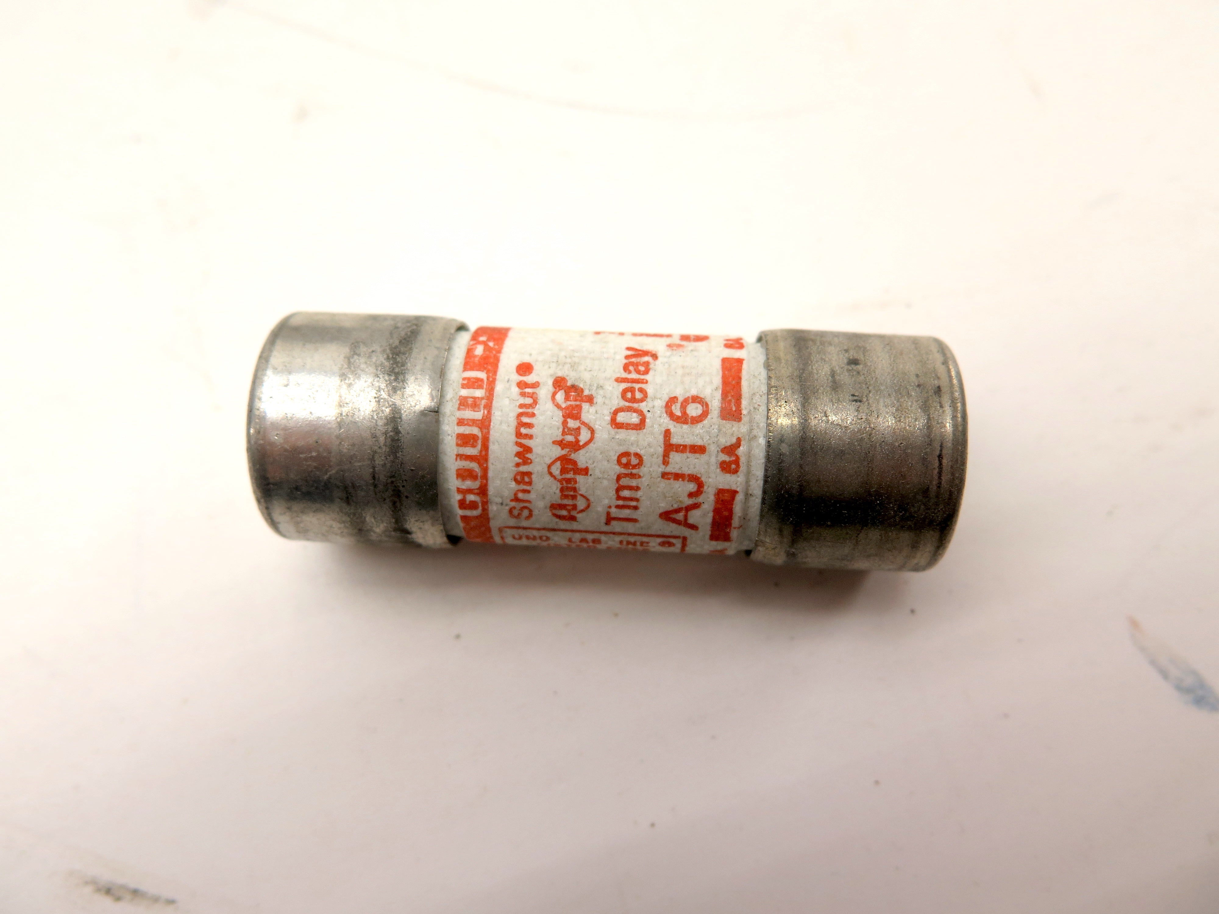 Gould AJT6 Amp-Trap Time Delay Fuse 6A LOT OF 5 - Advance Operations