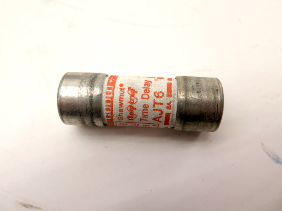 Gould AJT6 Amp-Trap Time Delay Fuse 6A LOT OF 5 - Advance Operations