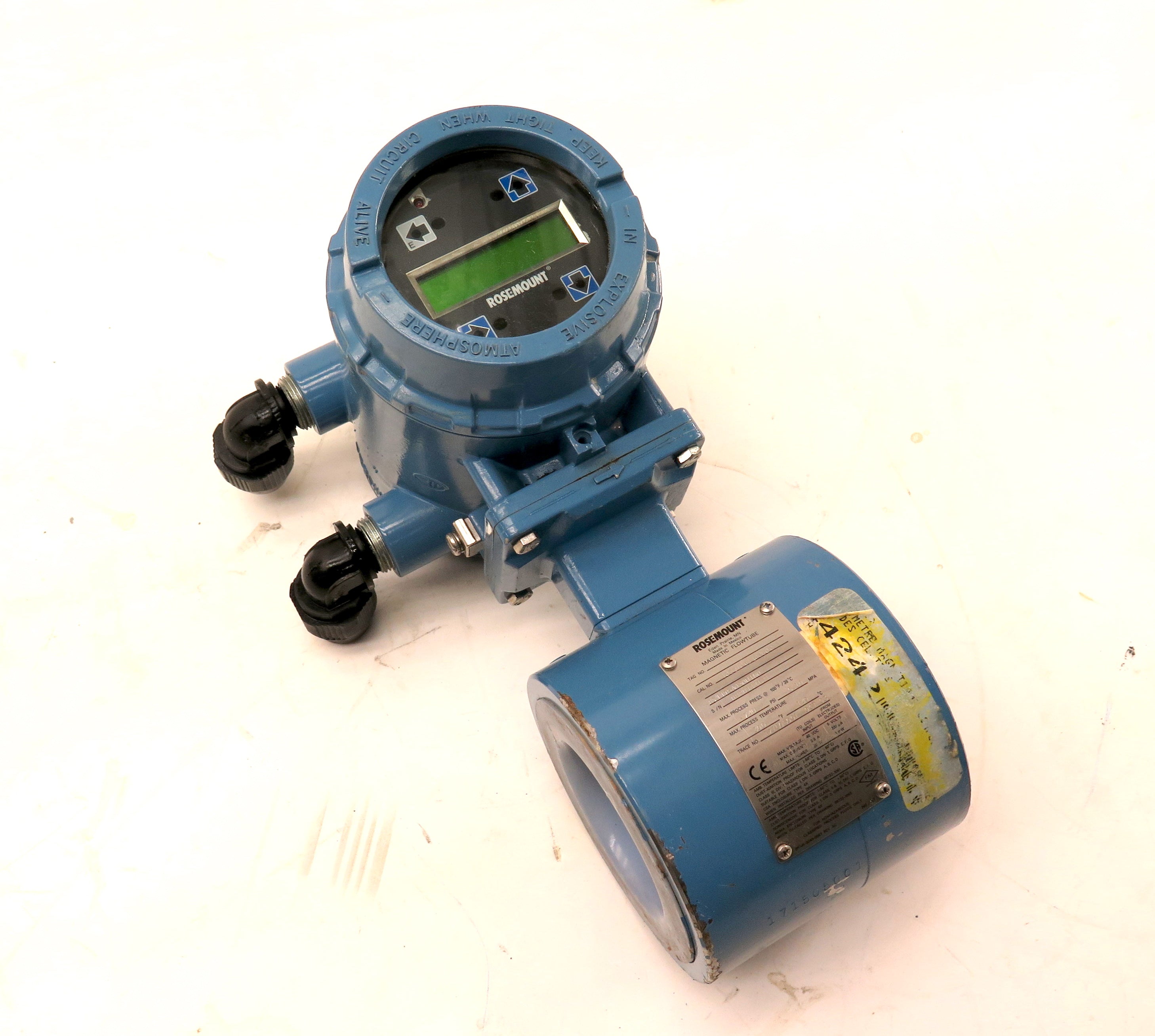 Rosemount 8732CT12N0M4T1 FLOW METER 250VAC 60HZ 1 AMP AC 20VA 3" - Advance Operations