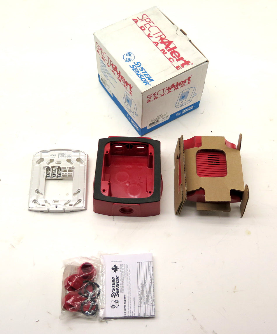 Spectralert HRKA Red Weatherproof Alarm Horn - Advance Operations