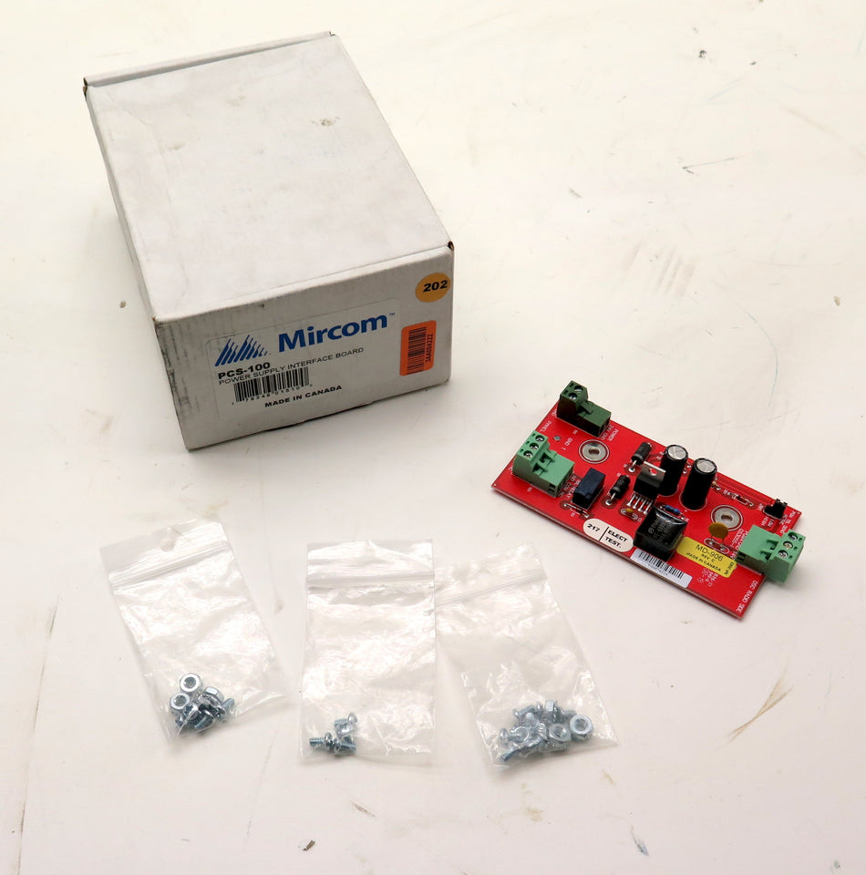 Mircom PCS-100 Power Supply Interface Board - Advance Operations