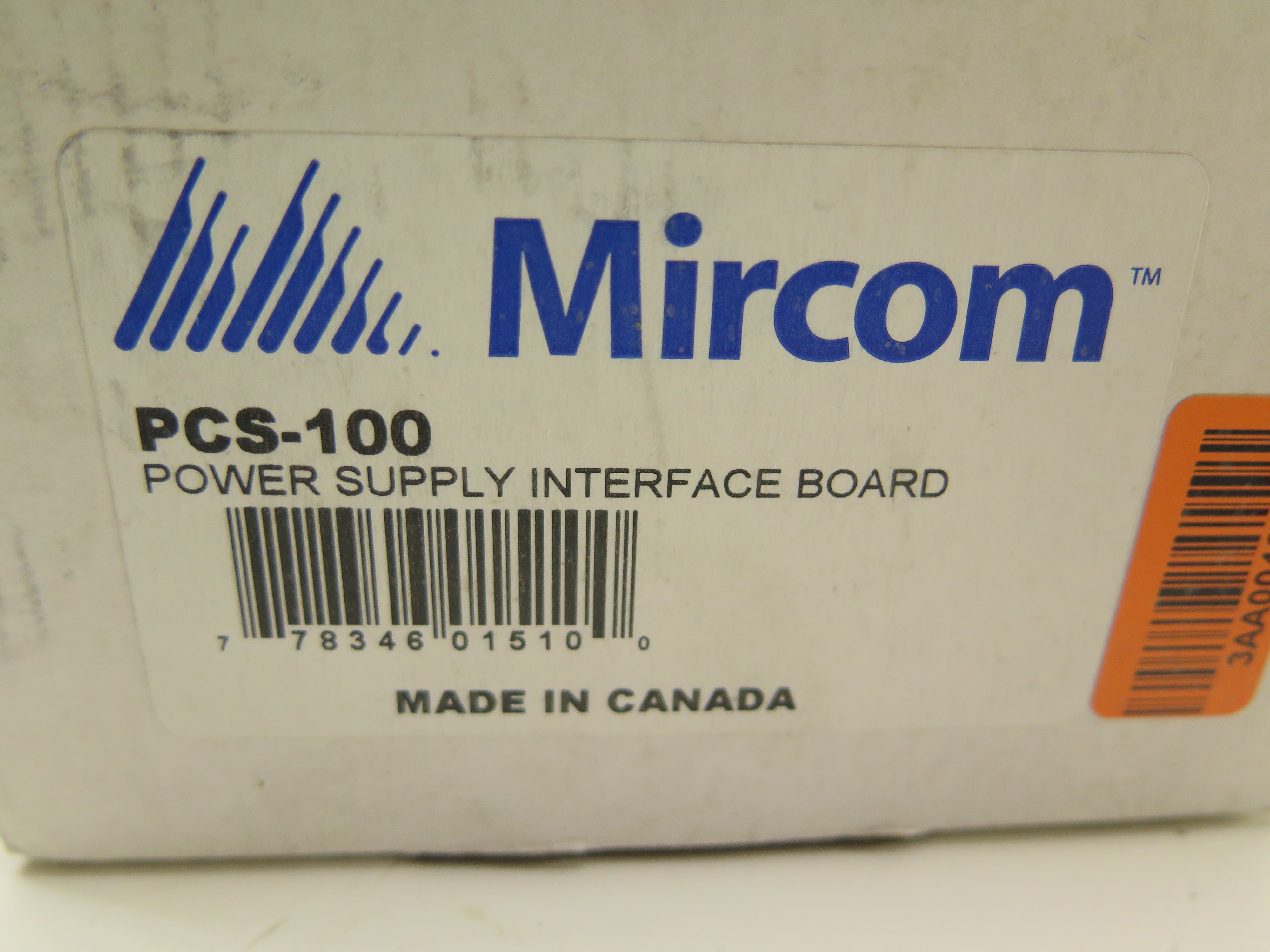 Mircom PCS-100 Power Supply Interface Board - Advance Operations