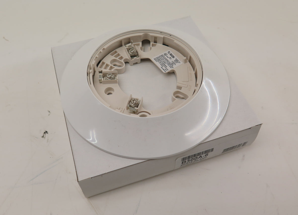 System Sensor / Honeywell B300A-6 White Detector Base Housing 6 Inch - Advance Operations