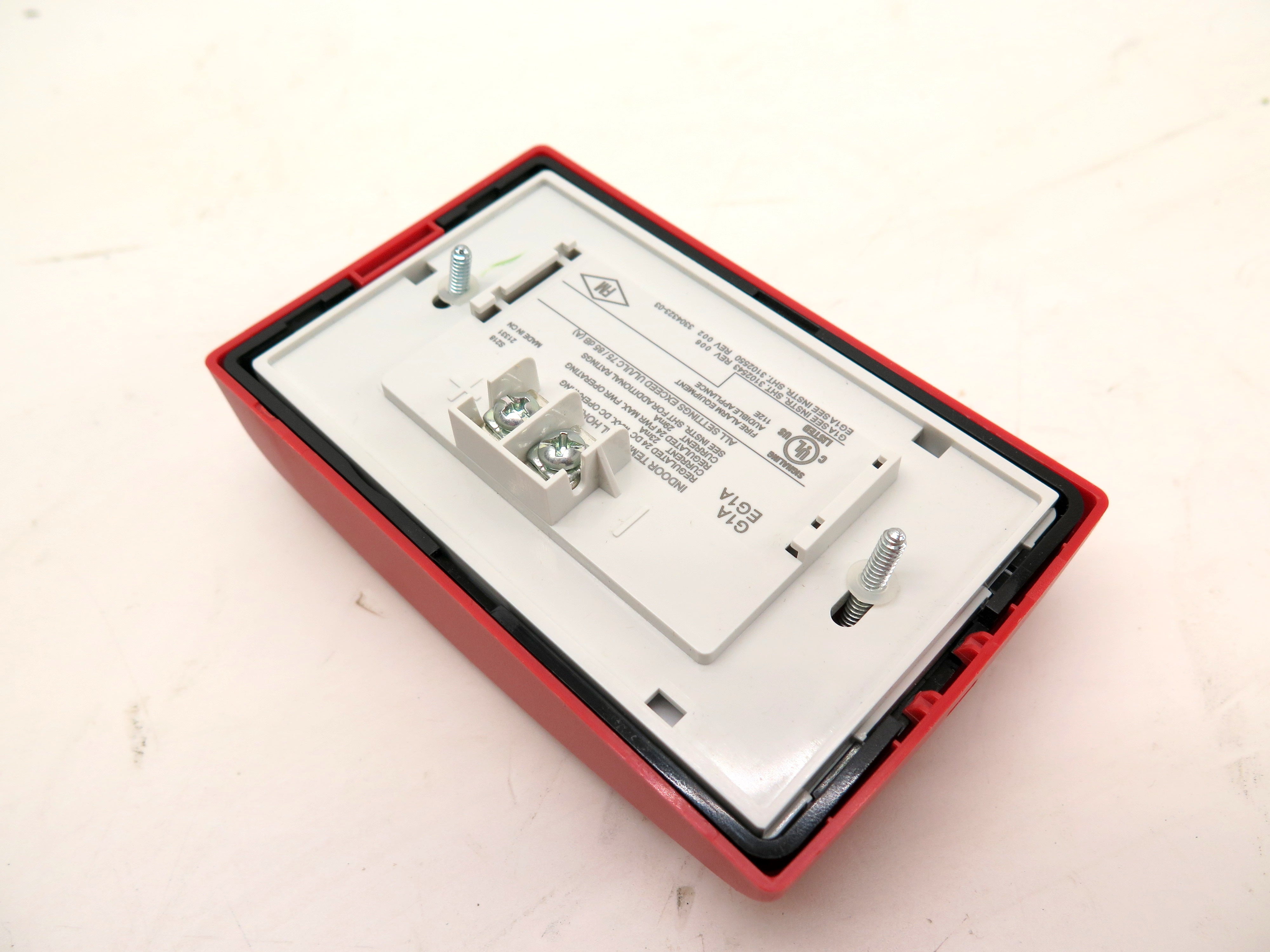 Edwards G1ARF-FR Compact Wall Horn RED Feu Marking ( French) - Advance Operations