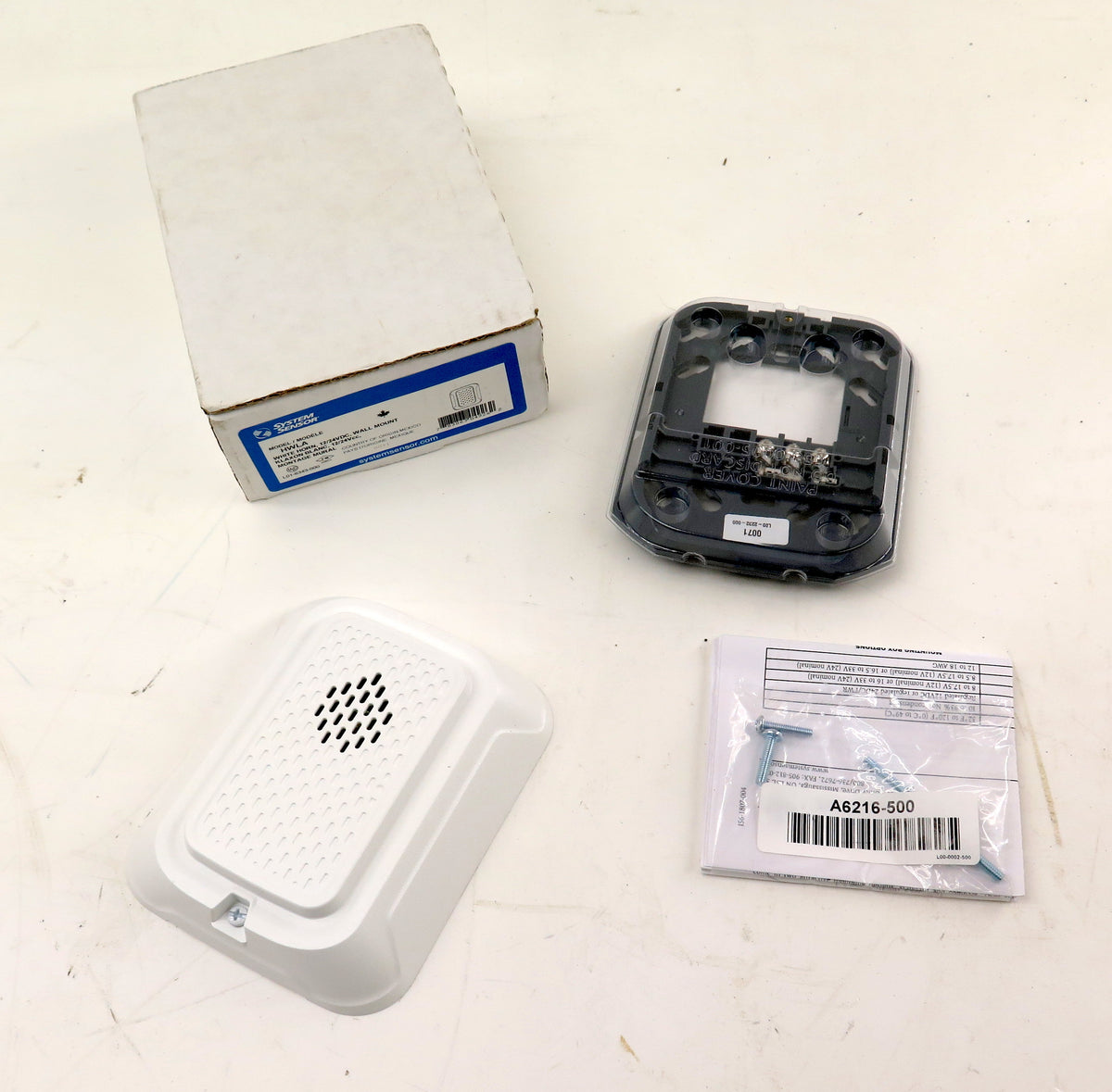 System Sensor HWLA White Horn 12/24VDC Wall Mount - Advance Operations