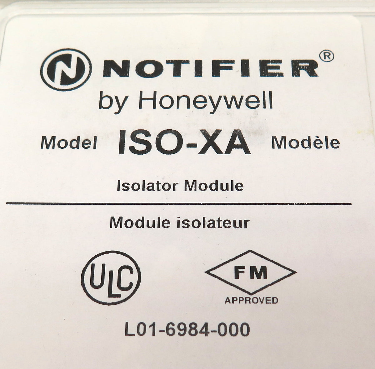 Notifier / Honeywell ISO-XA Isolator Module - Advance Operations