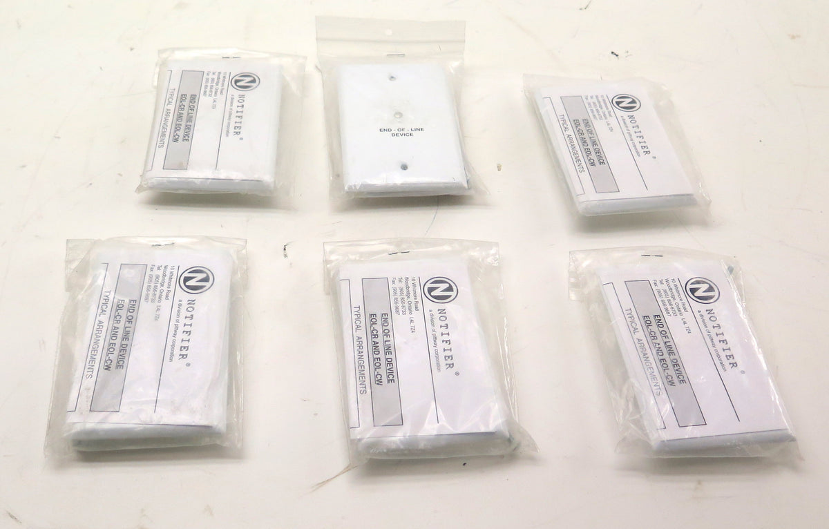 Notifier EOL-CR Mounting Plate End Of Line LOT OF 6 - Advance Operations