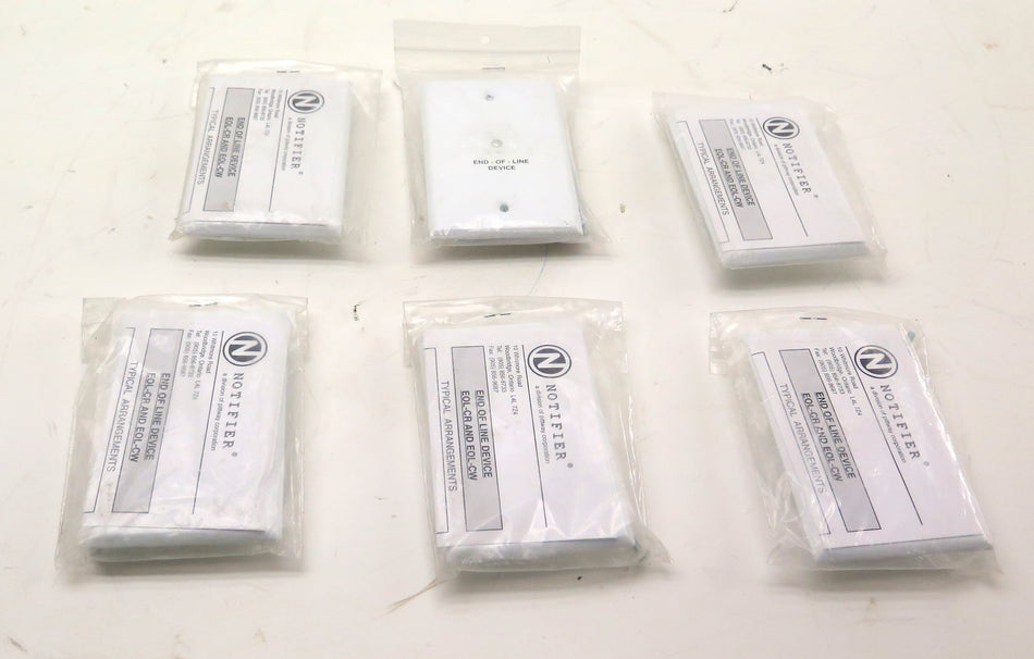 Notifier EOL-CR Mounting Plate End Of Line LOT OF 6 - Advance Operations