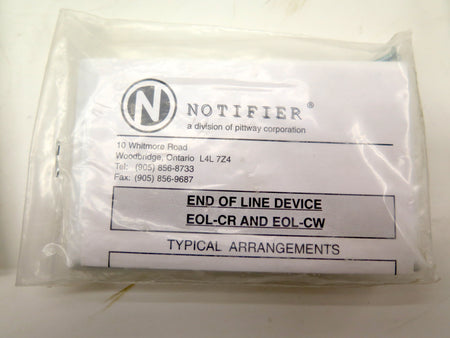 Notifier EOL-CR Mounting Plate End Of Line LOT OF 6 - Advance Operations