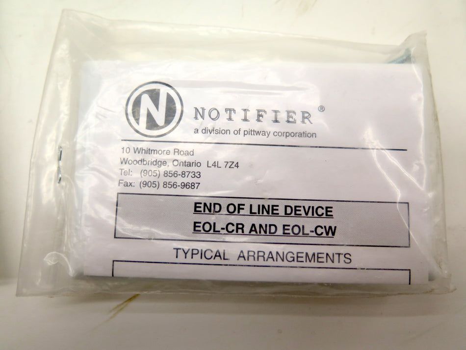 Notifier EOL-CR Mounting Plate End Of Line LOT OF 6 - Advance Operations