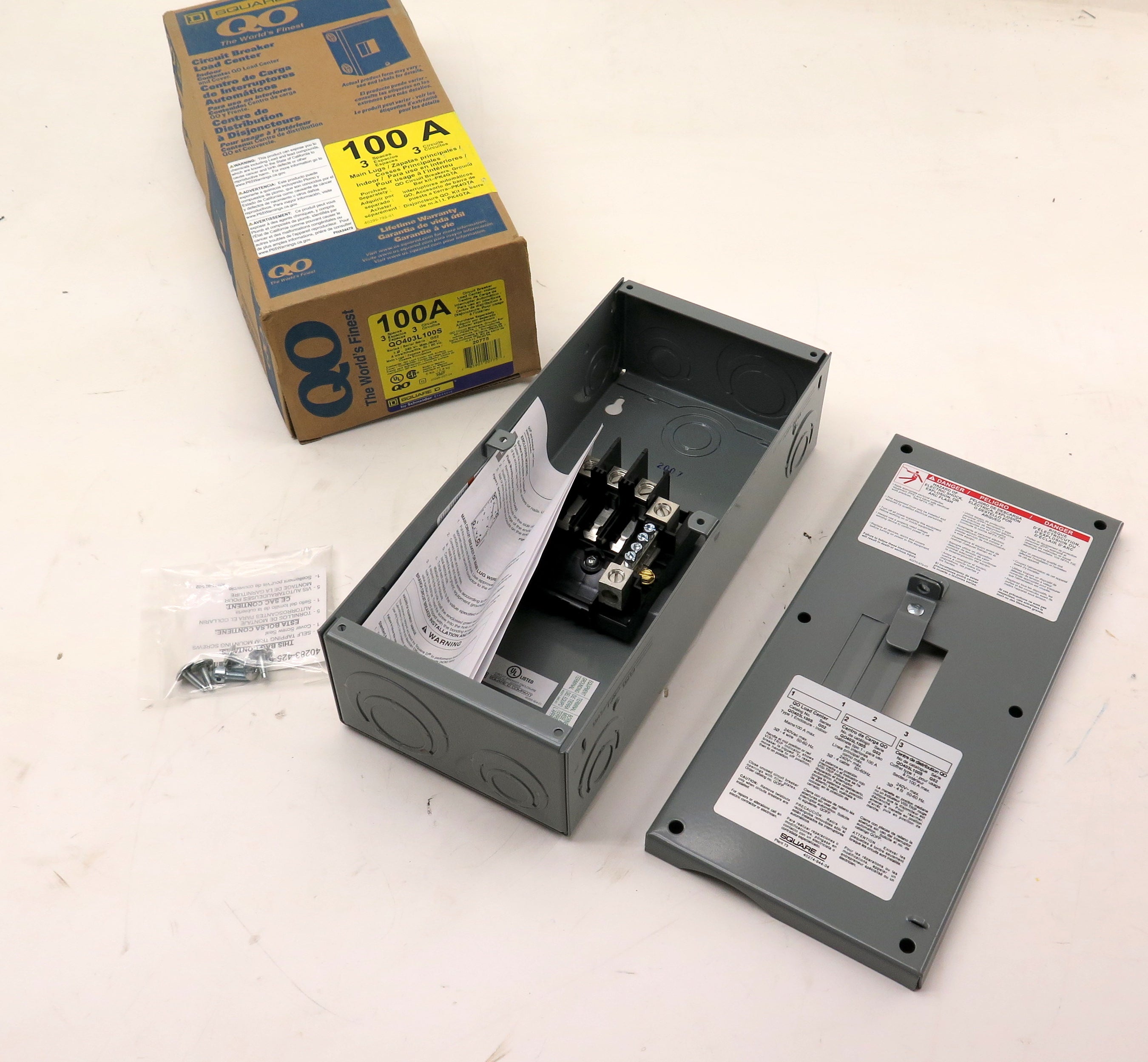 Schneider / Square D QO403L100S 100A Circuit Breaker Load Center Indoor - Advance Operations