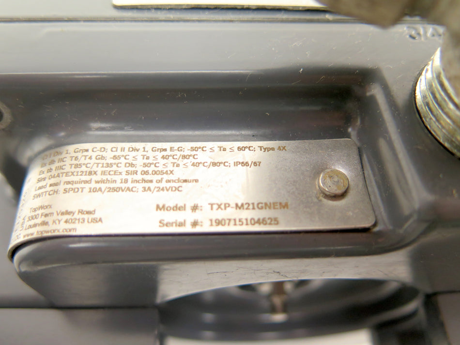 TOPWORX TXP-M21GNEM Valve Actuator Position Indicator - Advance Operations