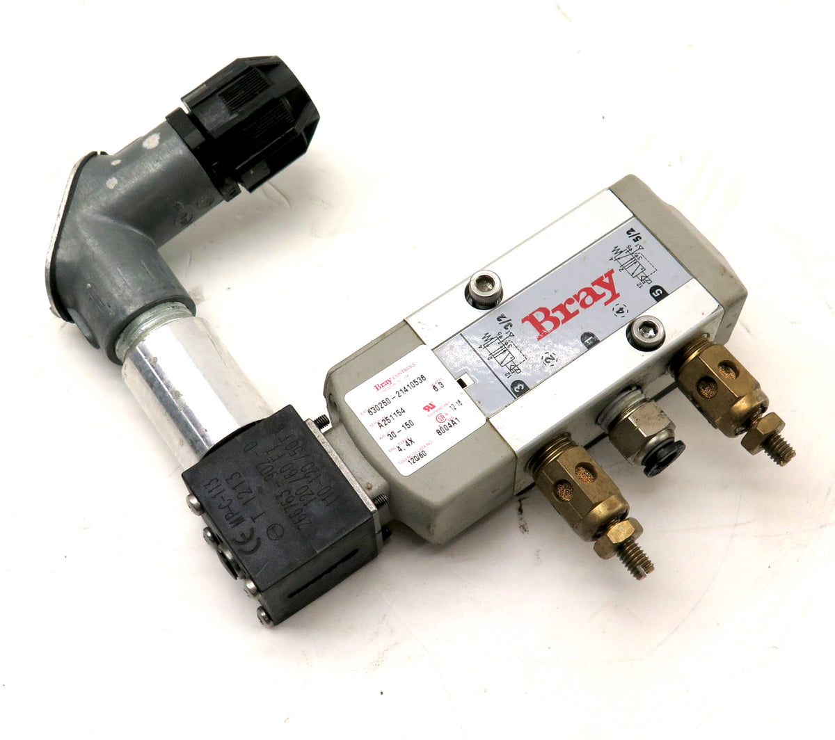 Bray Controls 630250-21410536 120V Nema 4 30-150PSI Solenoid Valve - Advance Operations