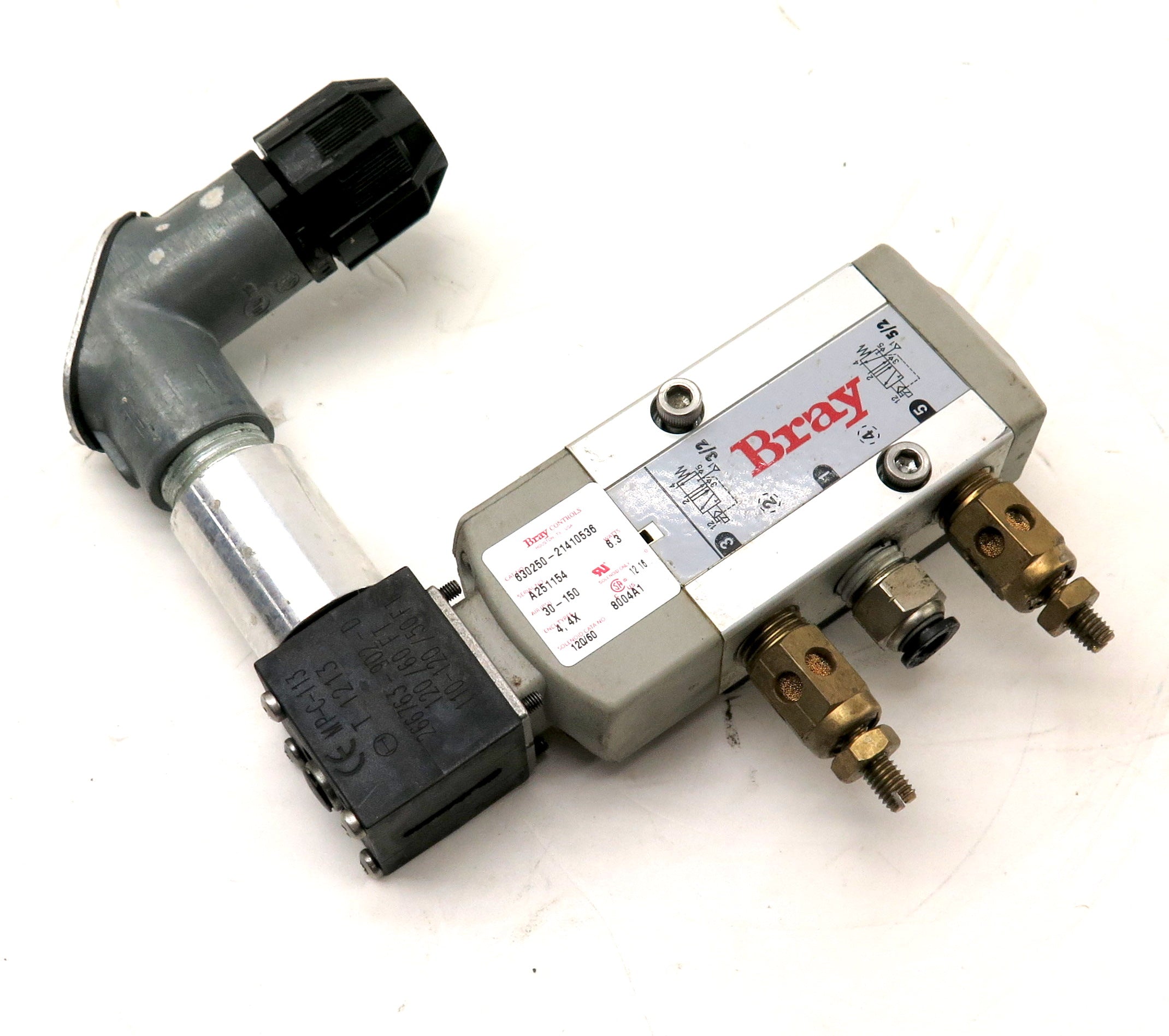 Bray Controls 630250-21410536 120V Nema 4 30-150PSI Solenoid Valve - Advance Operations