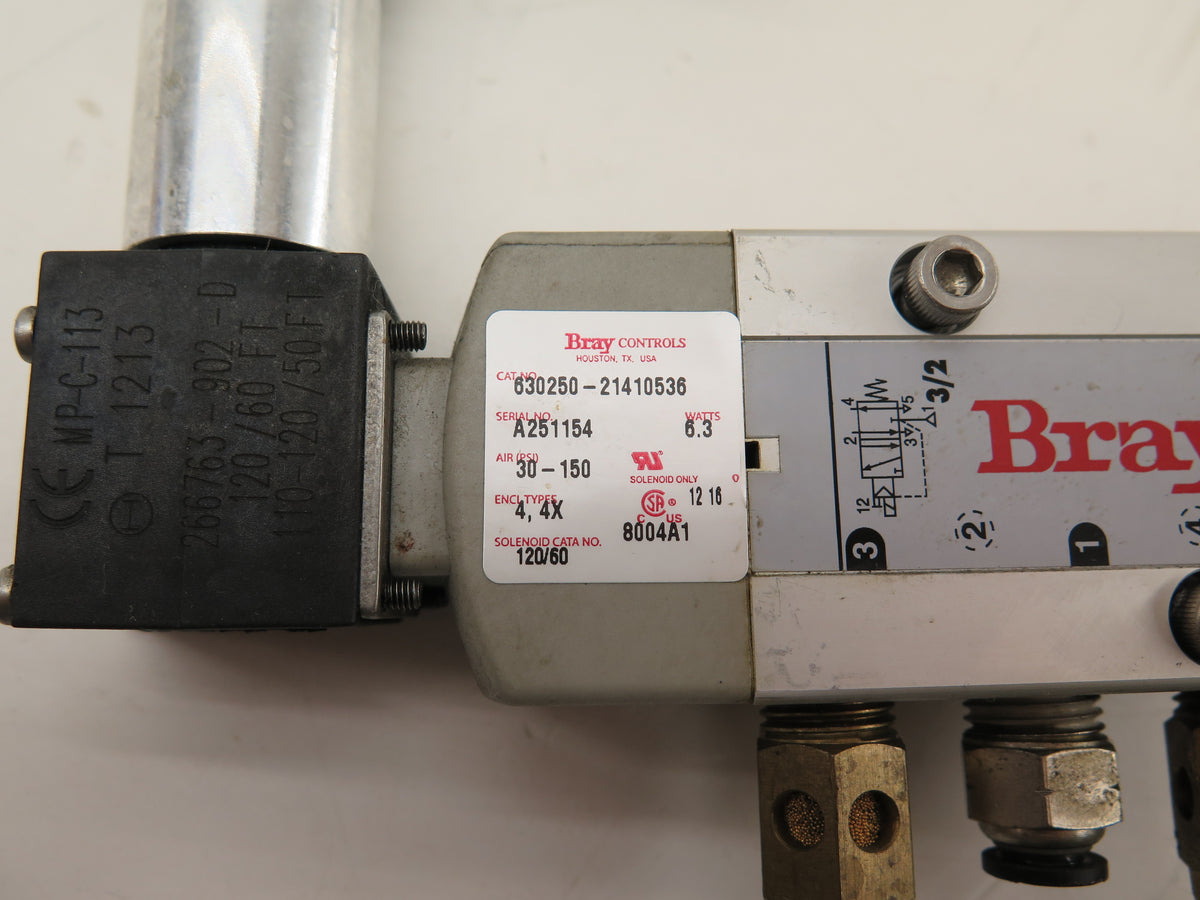 Bray Controls 630250-21410536 120V Nema 4 30-150PSI Solenoid Valve - Advance Operations