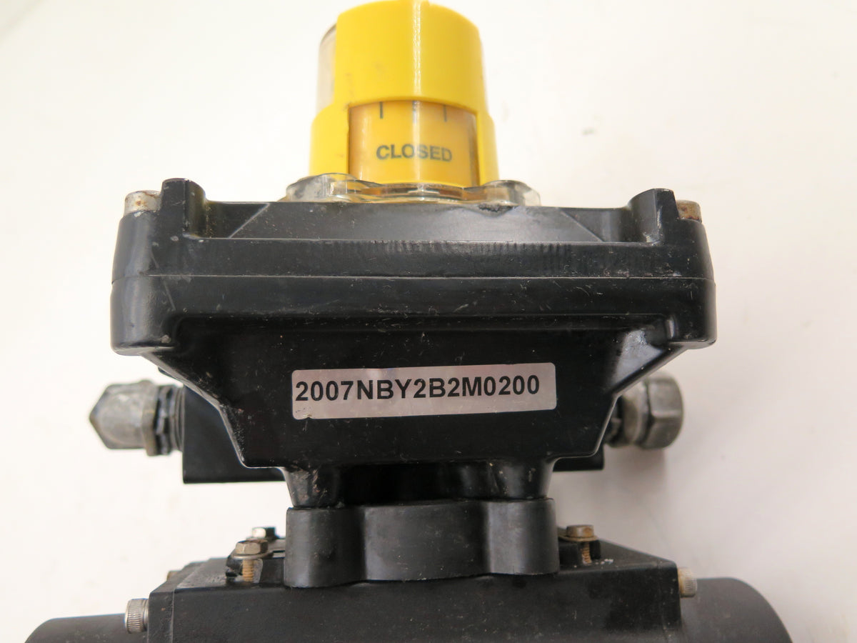 Keystone F89U-004 SR08 Pneumatic Rack & Pinion Actuator & 2007NBY2B2M0200 - Advance Operations