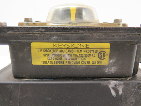 Keystone F79U 012 Single Acting 80Lbs Fail Close Actuator - Advance Operations