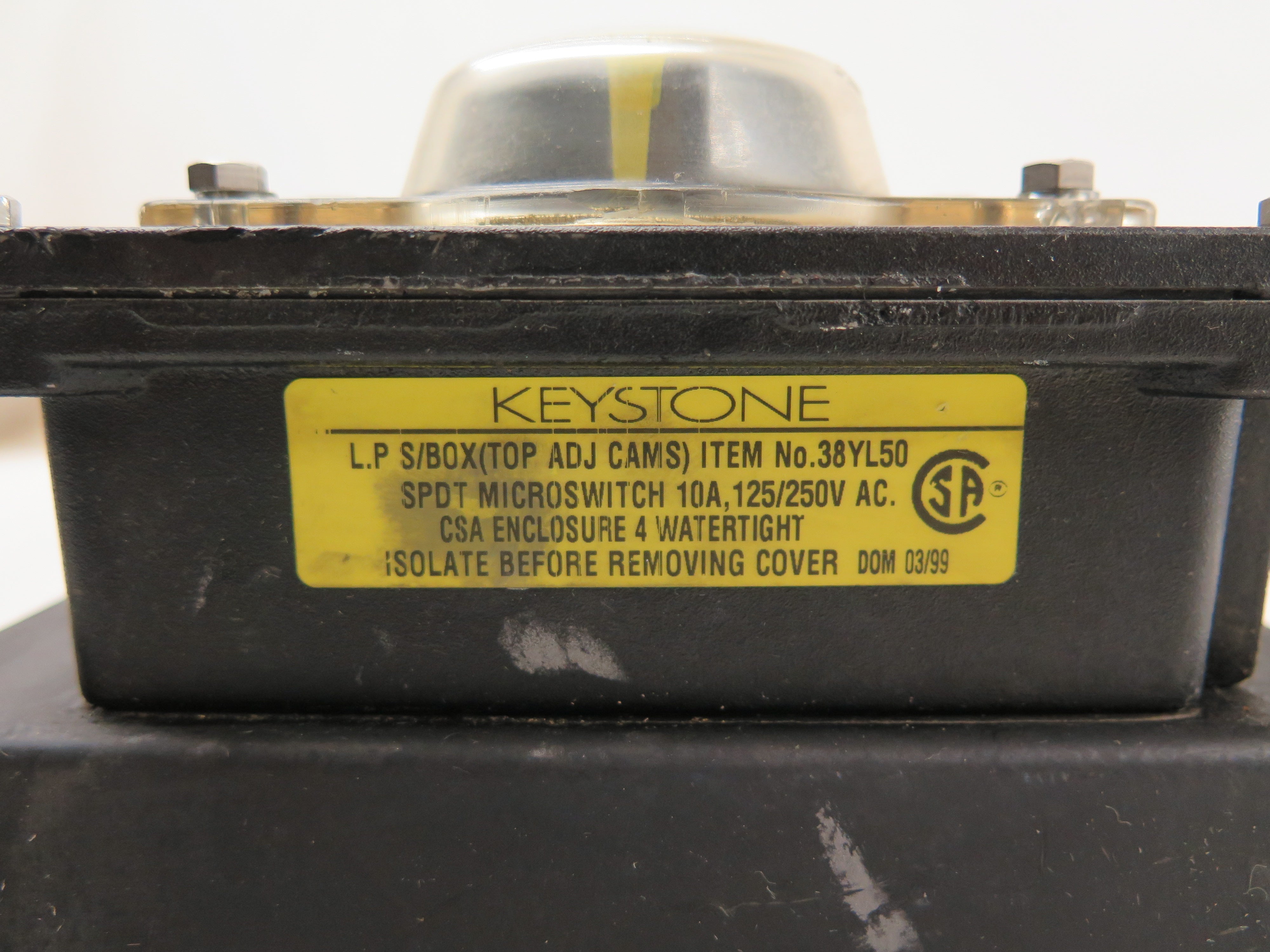 Keystone F79U-012(S) Pneumatic Actuator Single Acting 5.5 Bar Fail Close KIT - Advance Operations