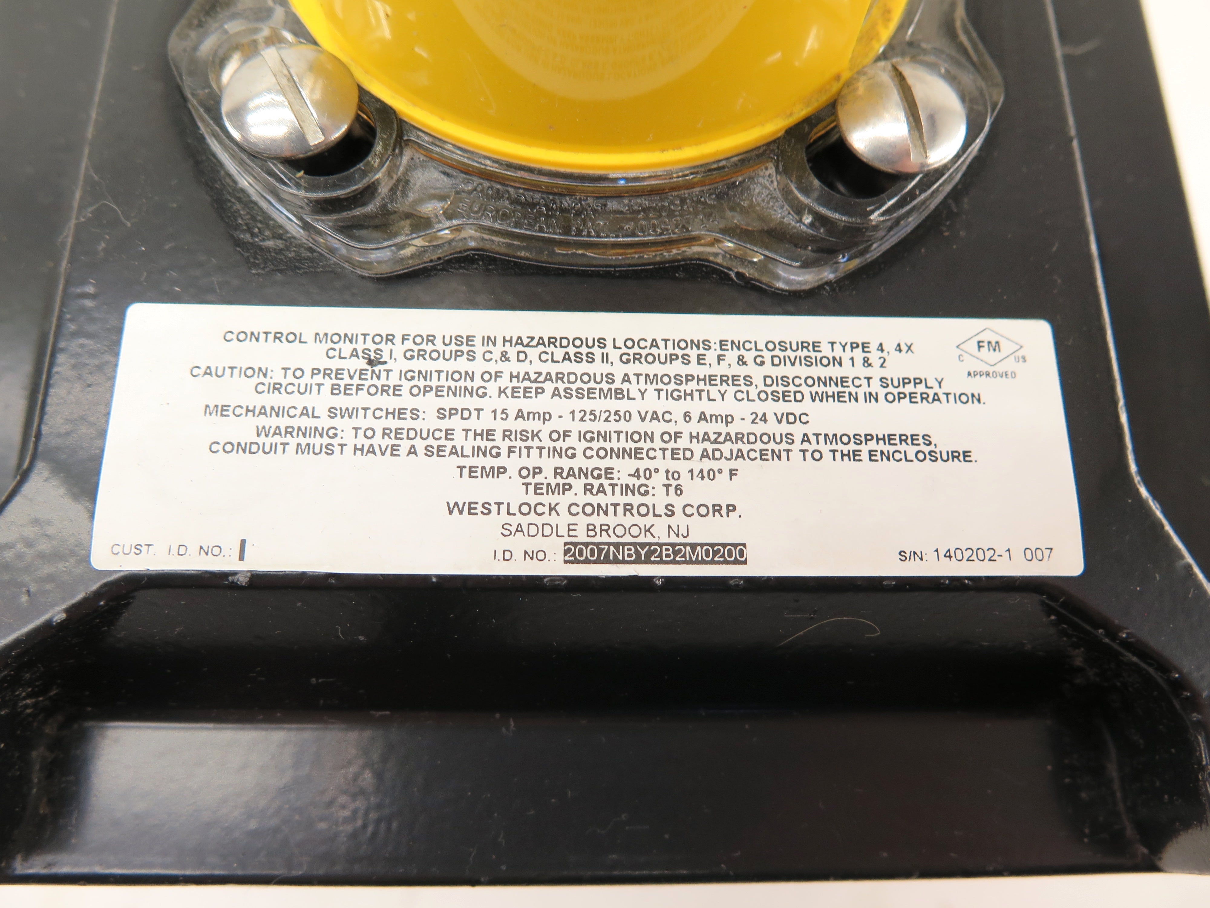 Keystone / Tyco F79U 012 Single Acting 80Lbs Pneumatic Actuator - Advance Operations