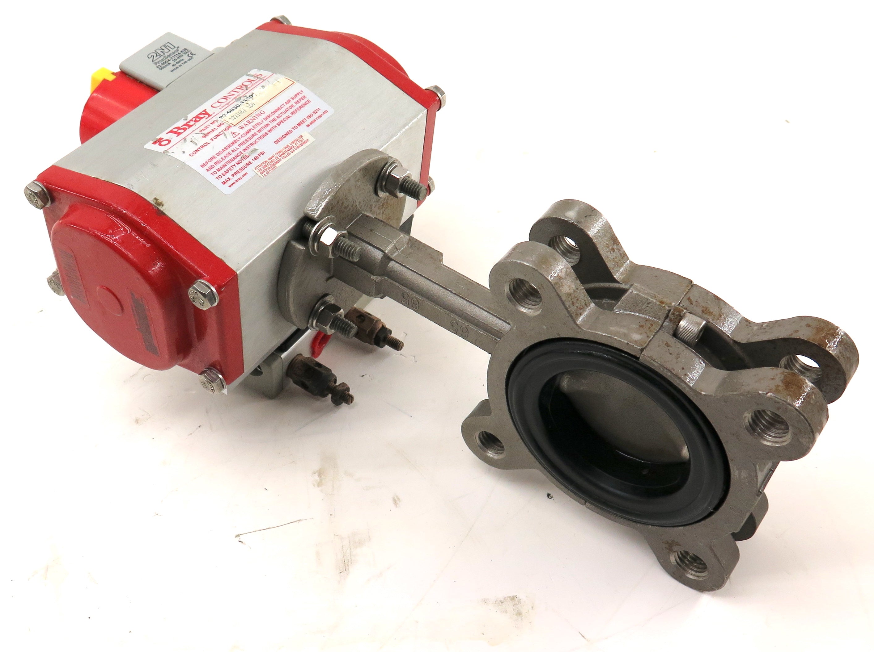 Bray 92-0830-11300-532 Pneumatic Actuator & Valve 2 1/2" - Advance Operations