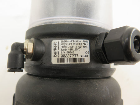 BURKERT 00262742 00227237 PNEUMATIC PVC 1IN BALL VALVE - Advance Operations