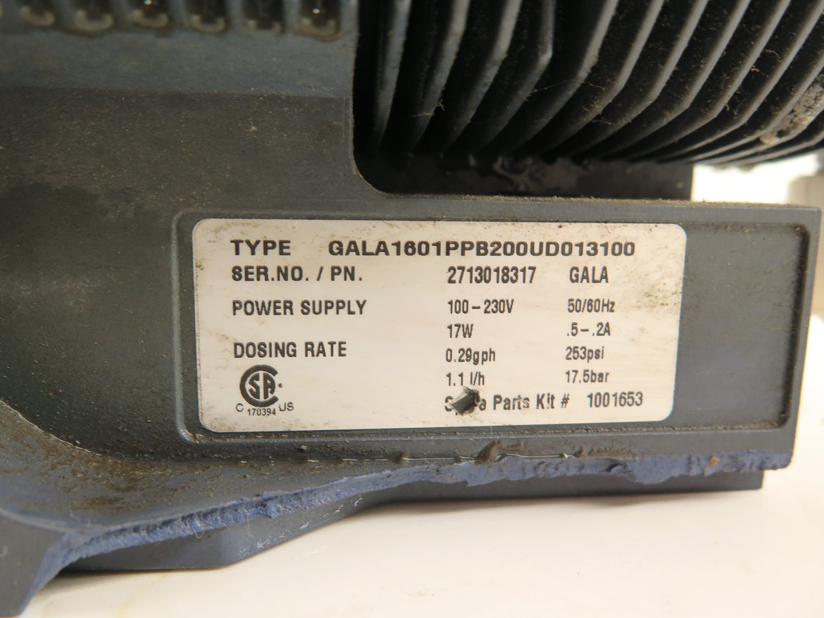 ProMinent GALA1601PPB200UD013100 Dosing Metering Pump 1.1L/Hr - Advance Operations