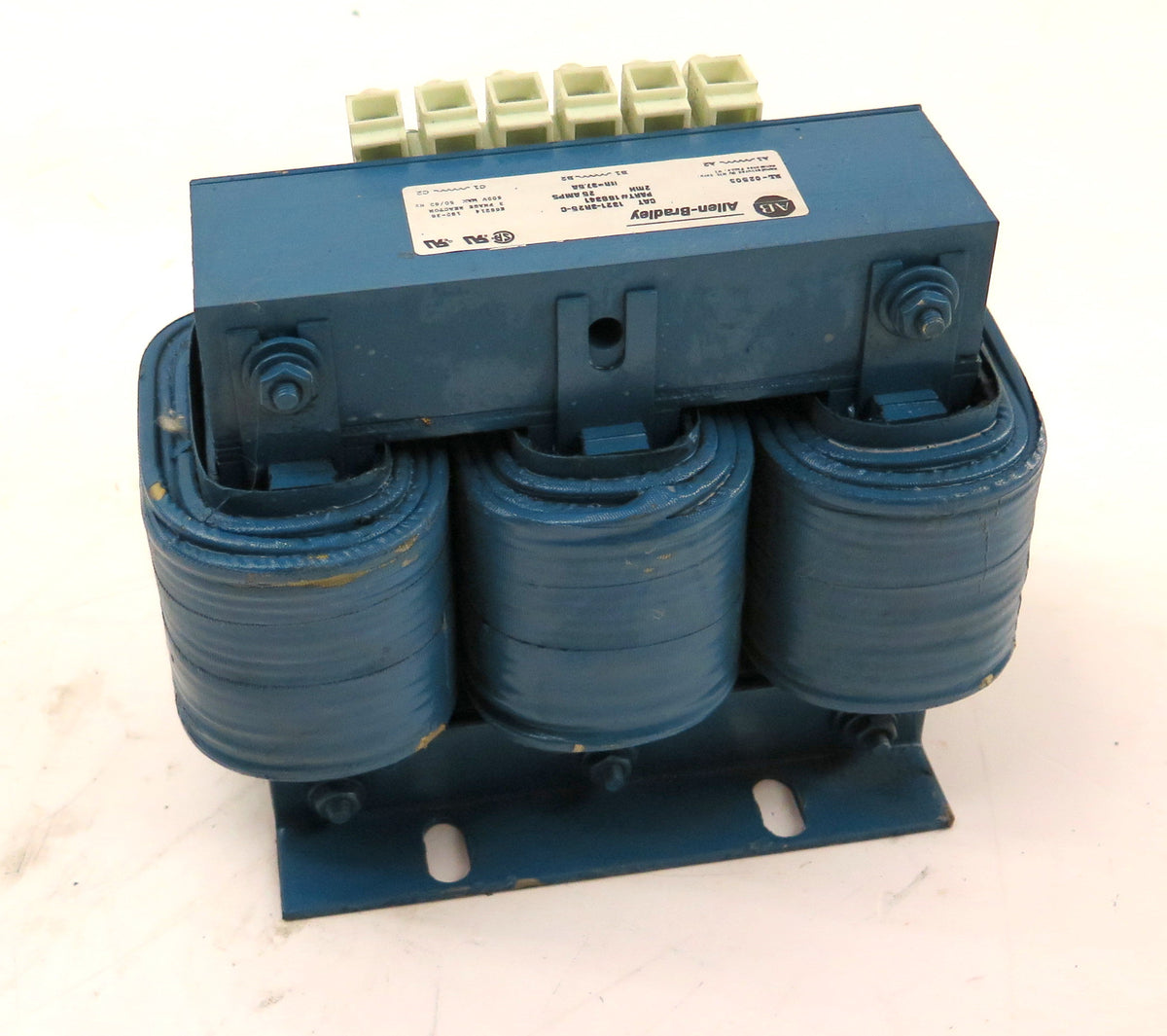 Allen-Bradley 1321-3R25-C Line Reactor 25A 3 Phase Reactor 600V Max - Advance Operations