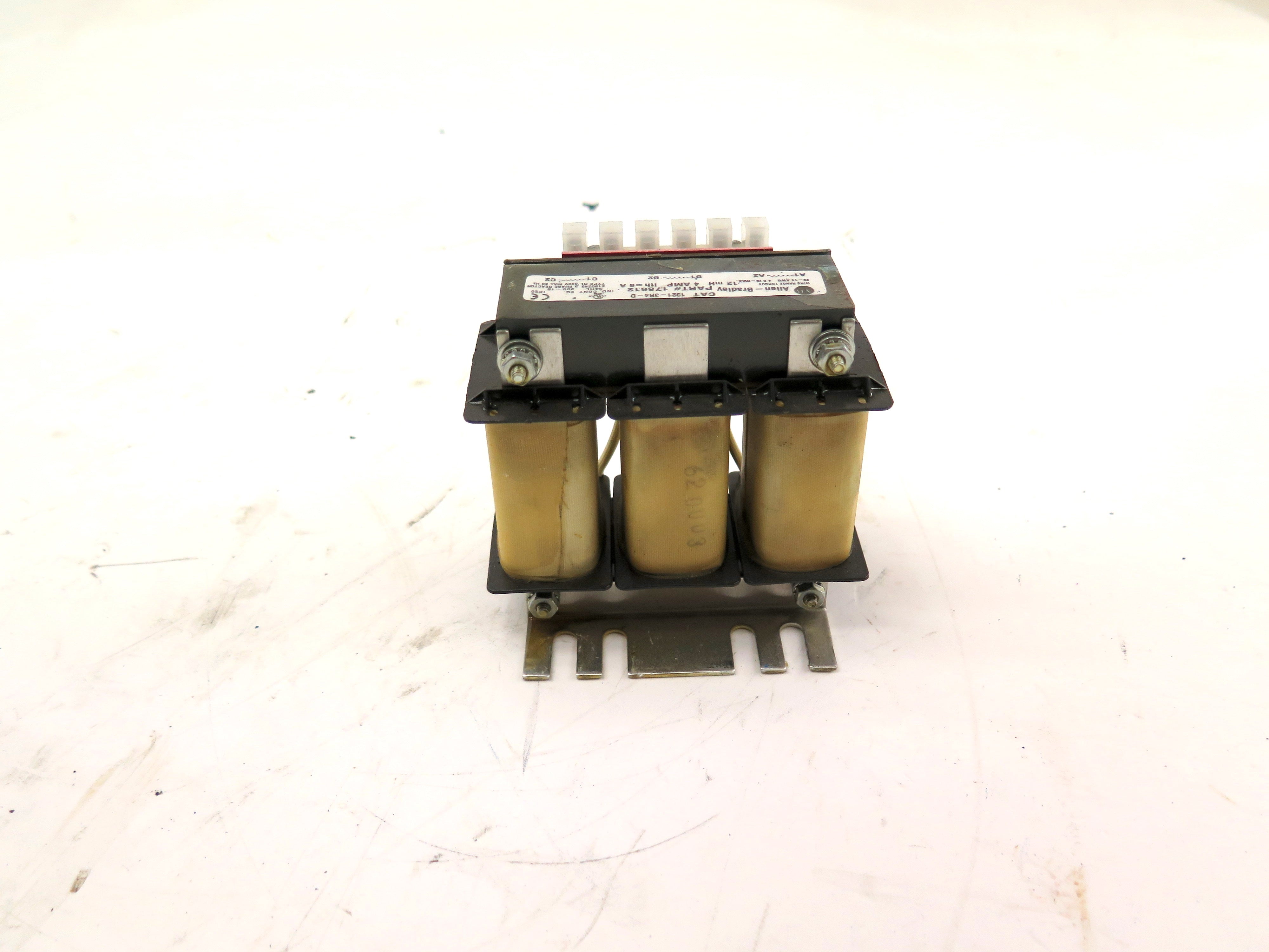 Allen-Bradley 1321-3R4-D Line Reactor 3 Phase 600V max 4A 12mH - Advance Operations