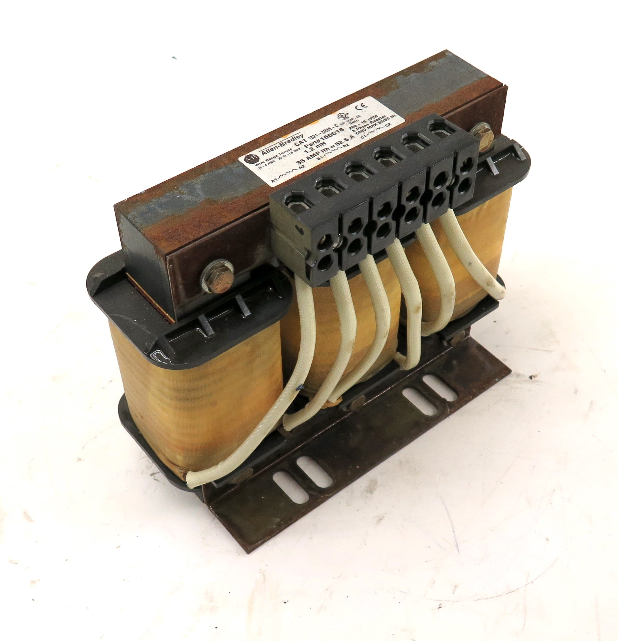 Allen-Bradley 1321-3R35-C Line Reactor 3 Phase 600v Max 52.2A 35A - Advance Operations