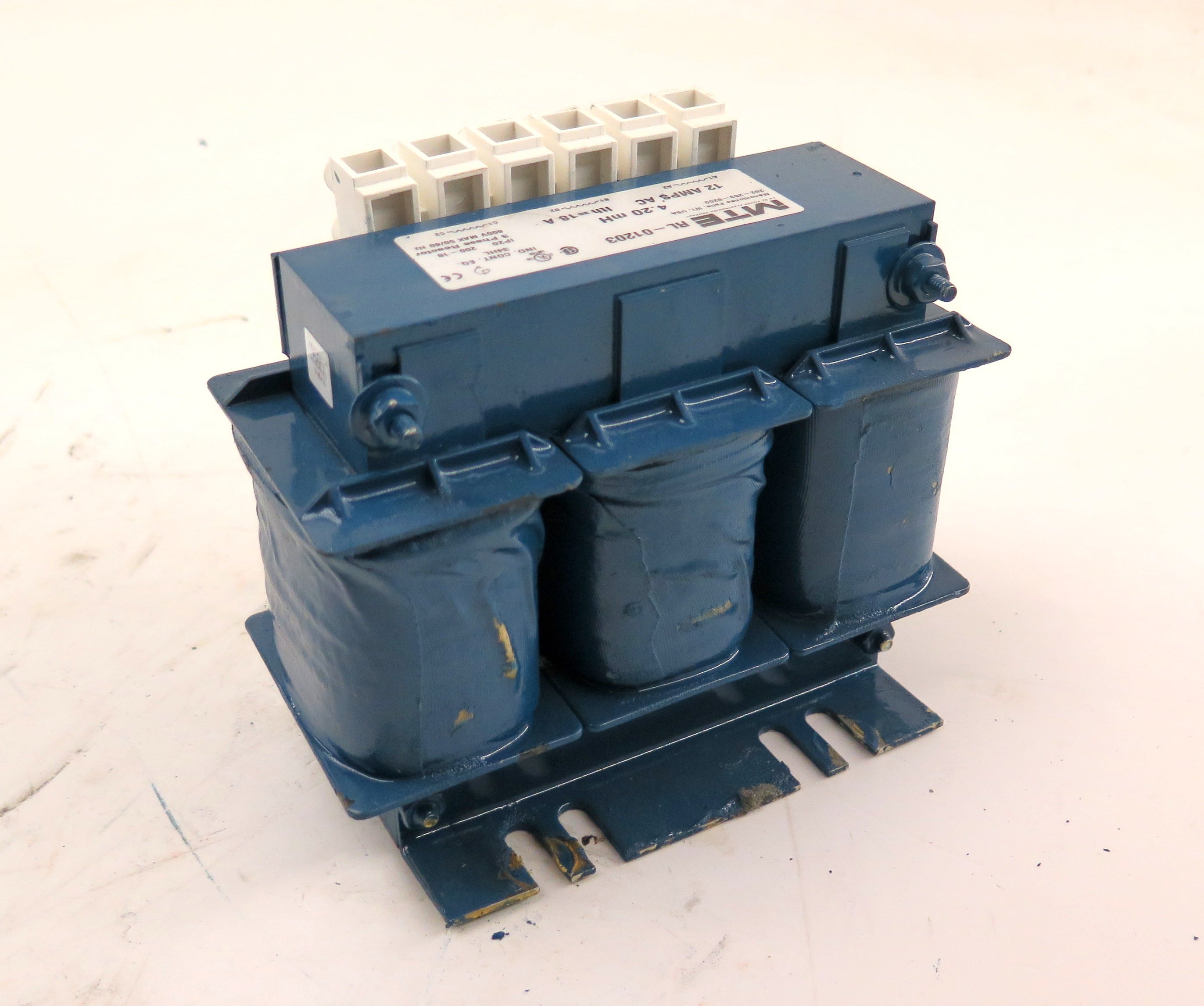 MTE RL-01203 Line Reactor 4.20mH 12A 3 Phase 600v Max - Advance Operations