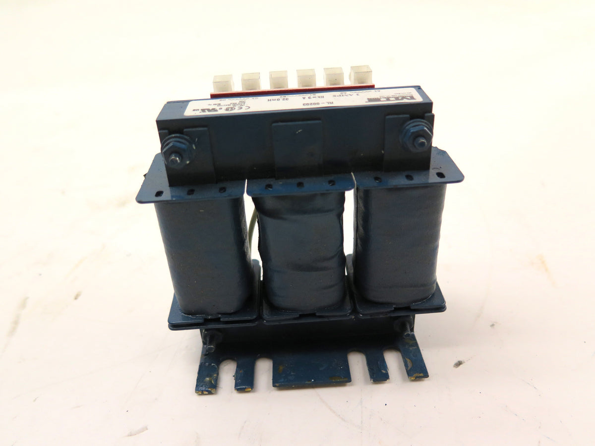 MTE RL-00203 Line Reactor 3 Phase 32.0mH 2A 600Vmax - Advance Operations