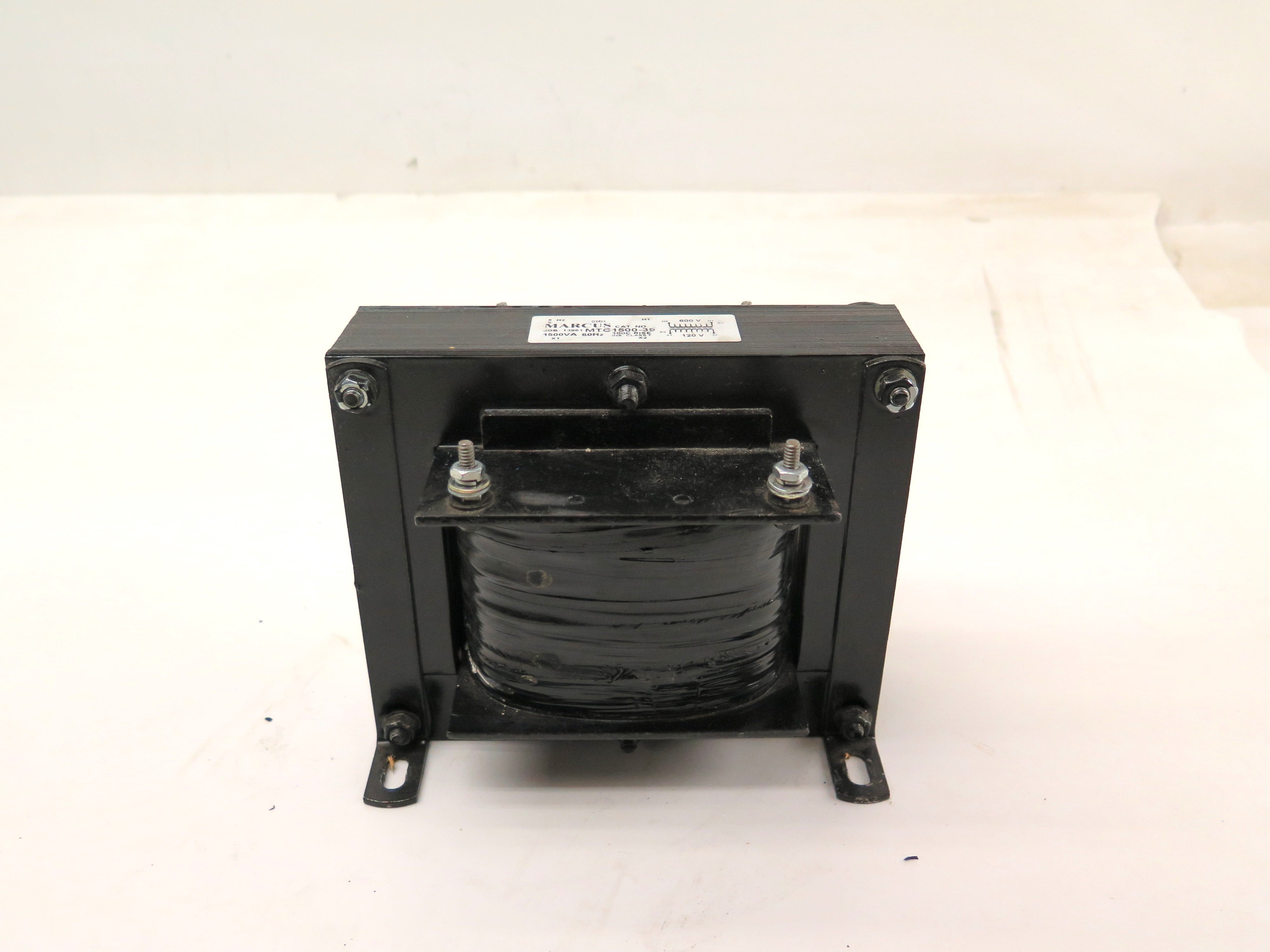 Marcus MTC1500-39 Transformer 600Vac to 120Vac 1500VA - Advance Operations