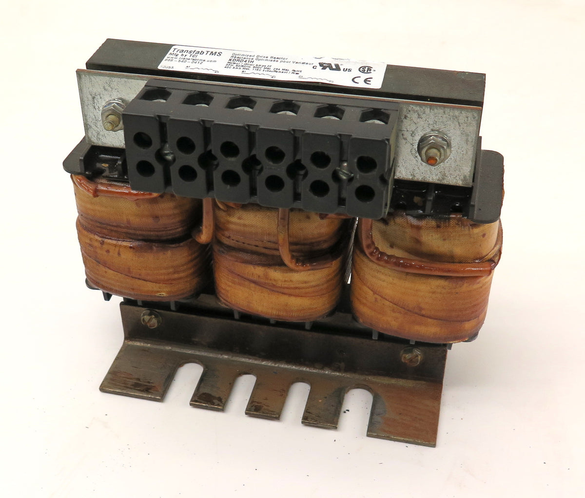 TransfabTMS KDRD41H Optimized Drive Reactor 3 Phase 600V max 23A - Advance Operations