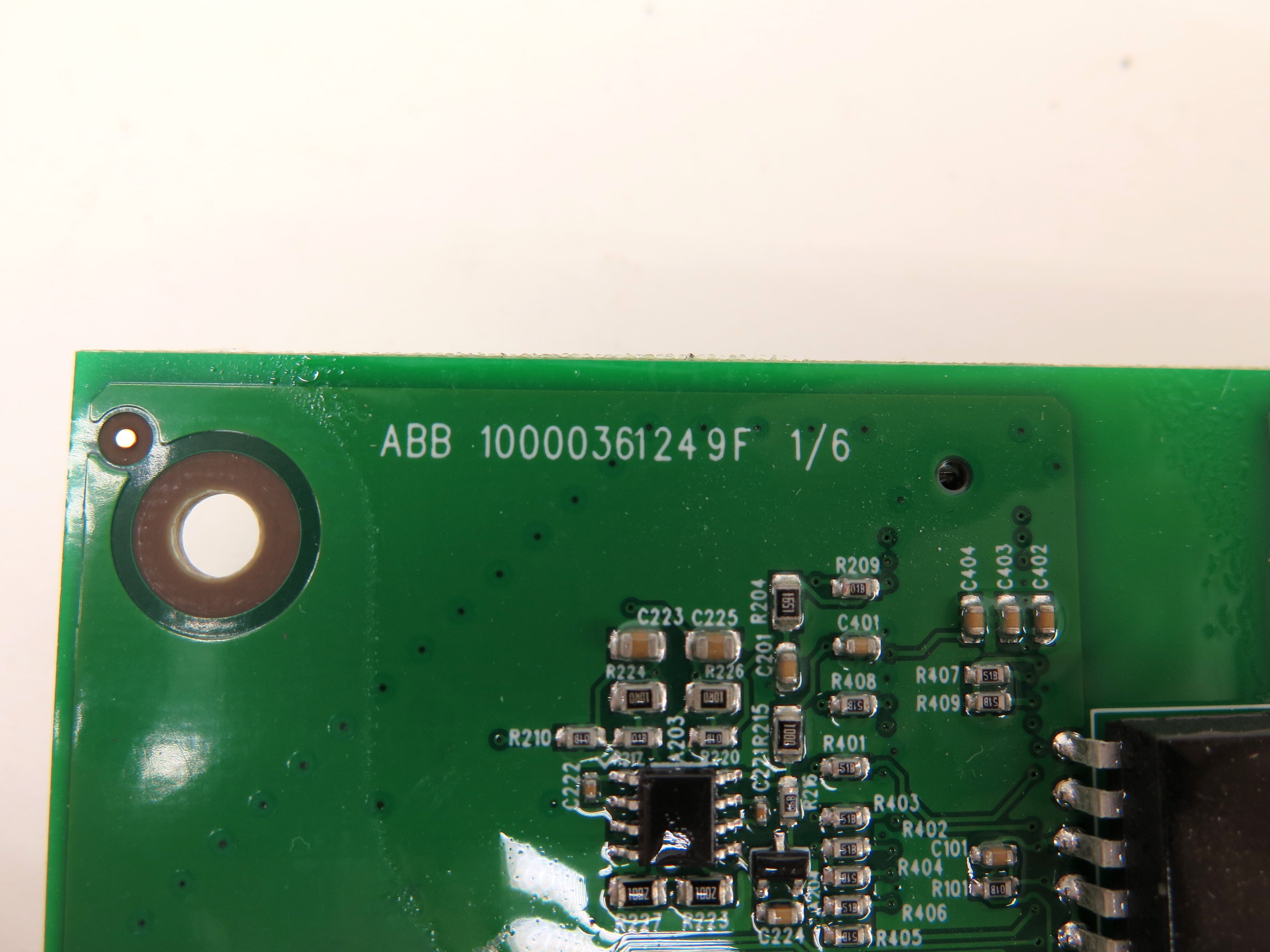 ABB 10000361249F 1/6 Control Board For AC Drive - Advance Operations
