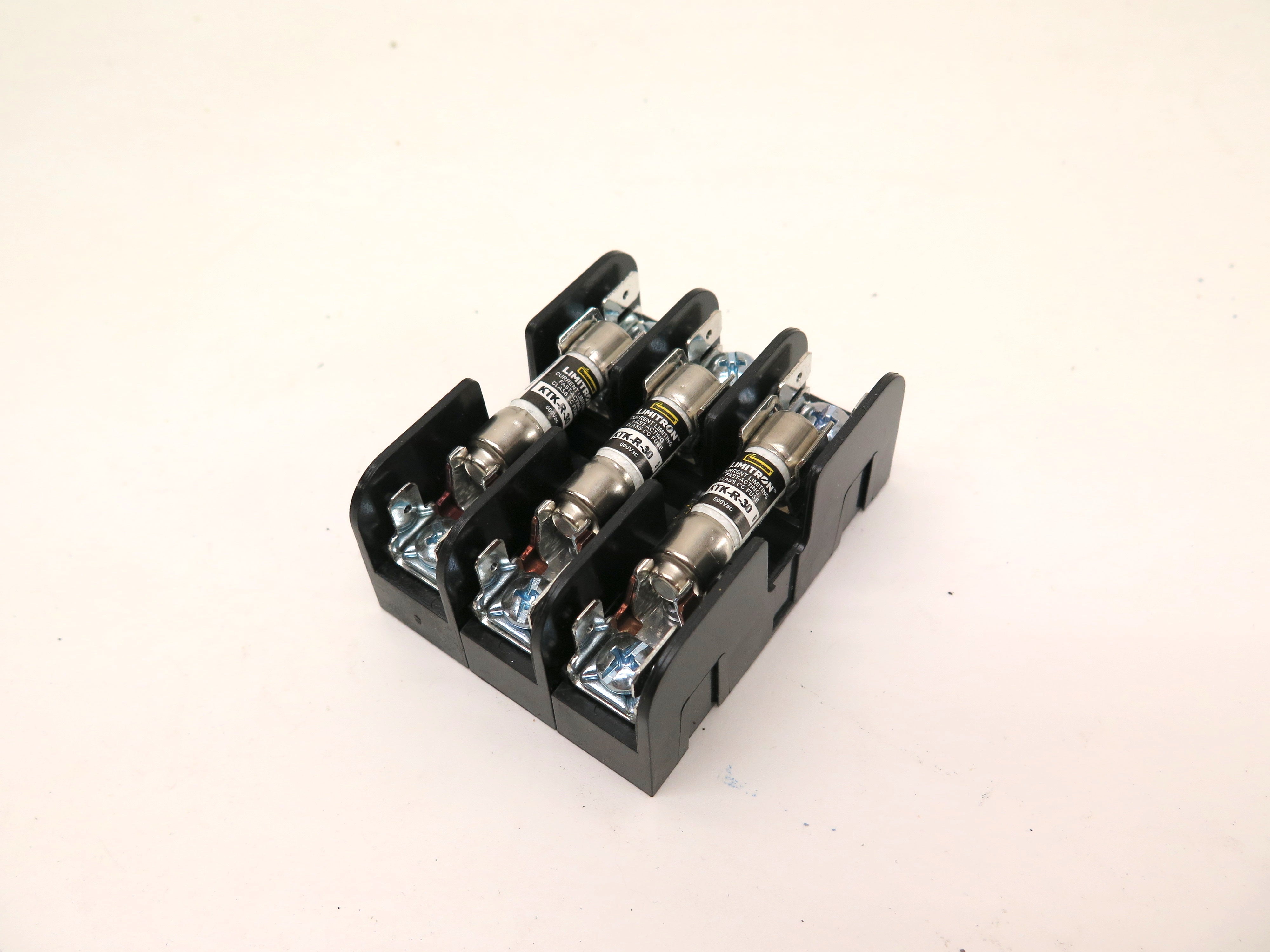 Ferraz Shawmut 30323R Fuse Holder & KTK-R-30 Fuses (3) - Advance Operations