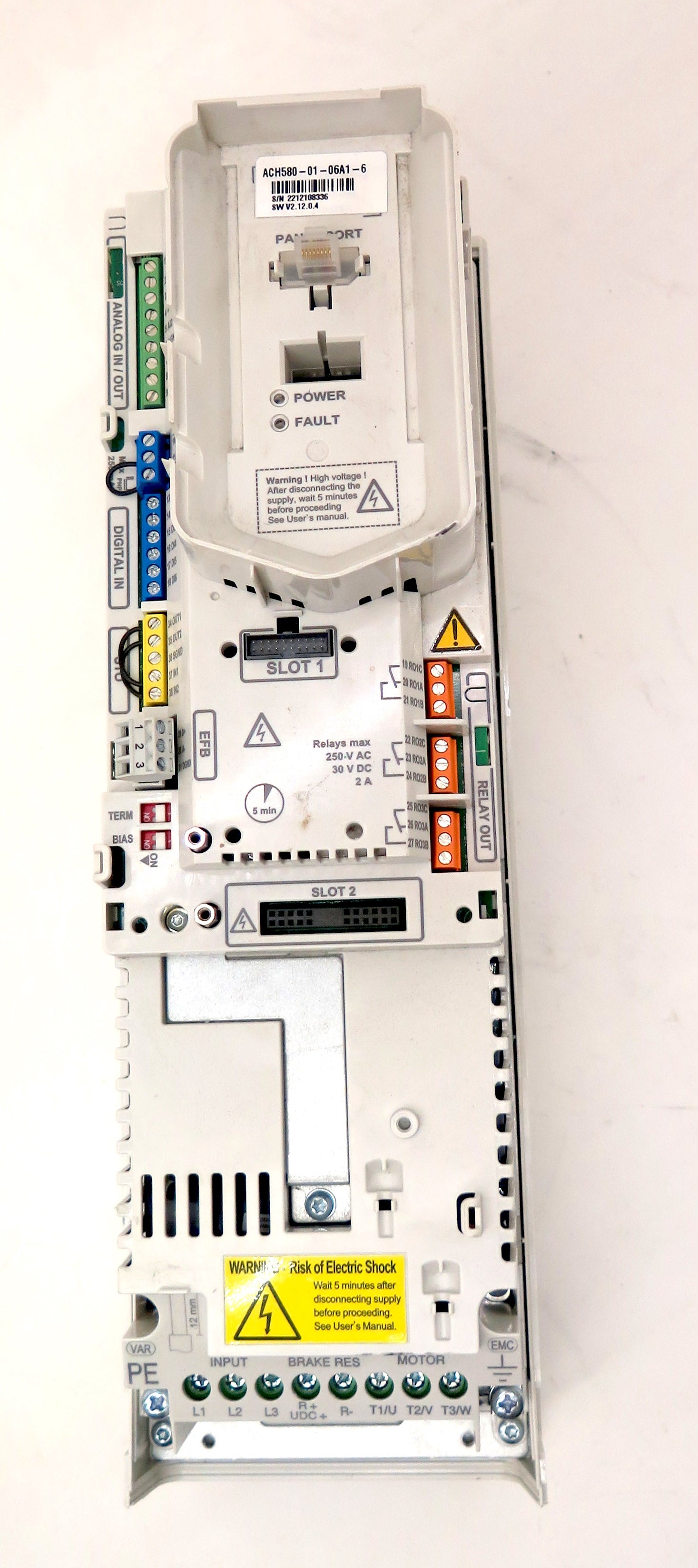 ABB ACH580-01-06A1-6 HVAC AC Drive 3Ph 600Vac 6.1A - Advance Operations