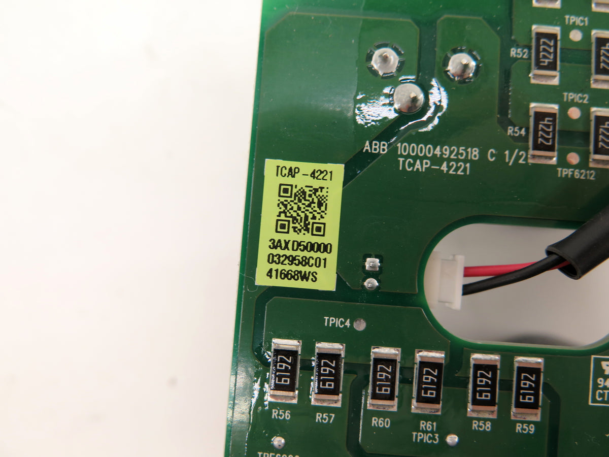 ABB TCAP4221 Capacitor Control Board - Advance Operations
