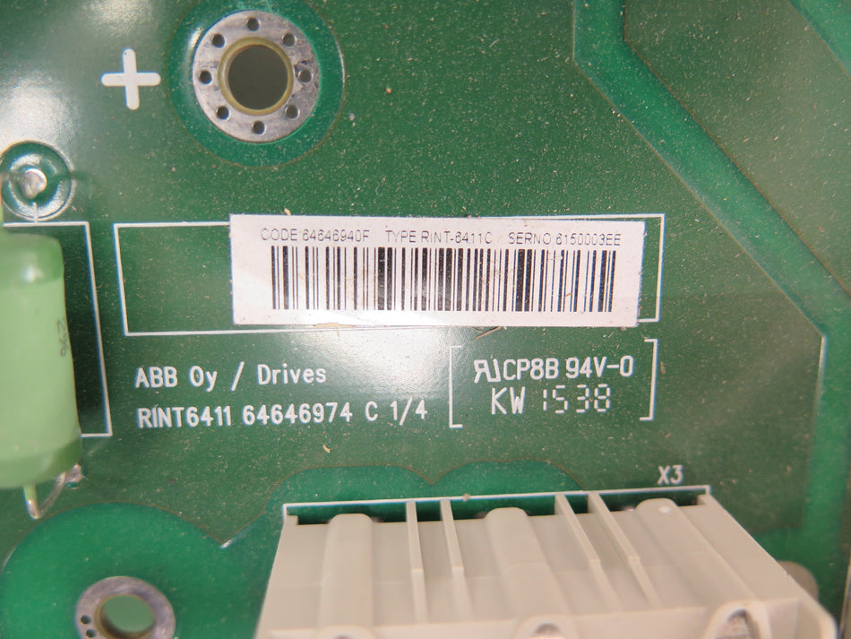 ABB RINT-6411C Inverter Power Supply Board For Ac Drive * READ * - Advance Operations