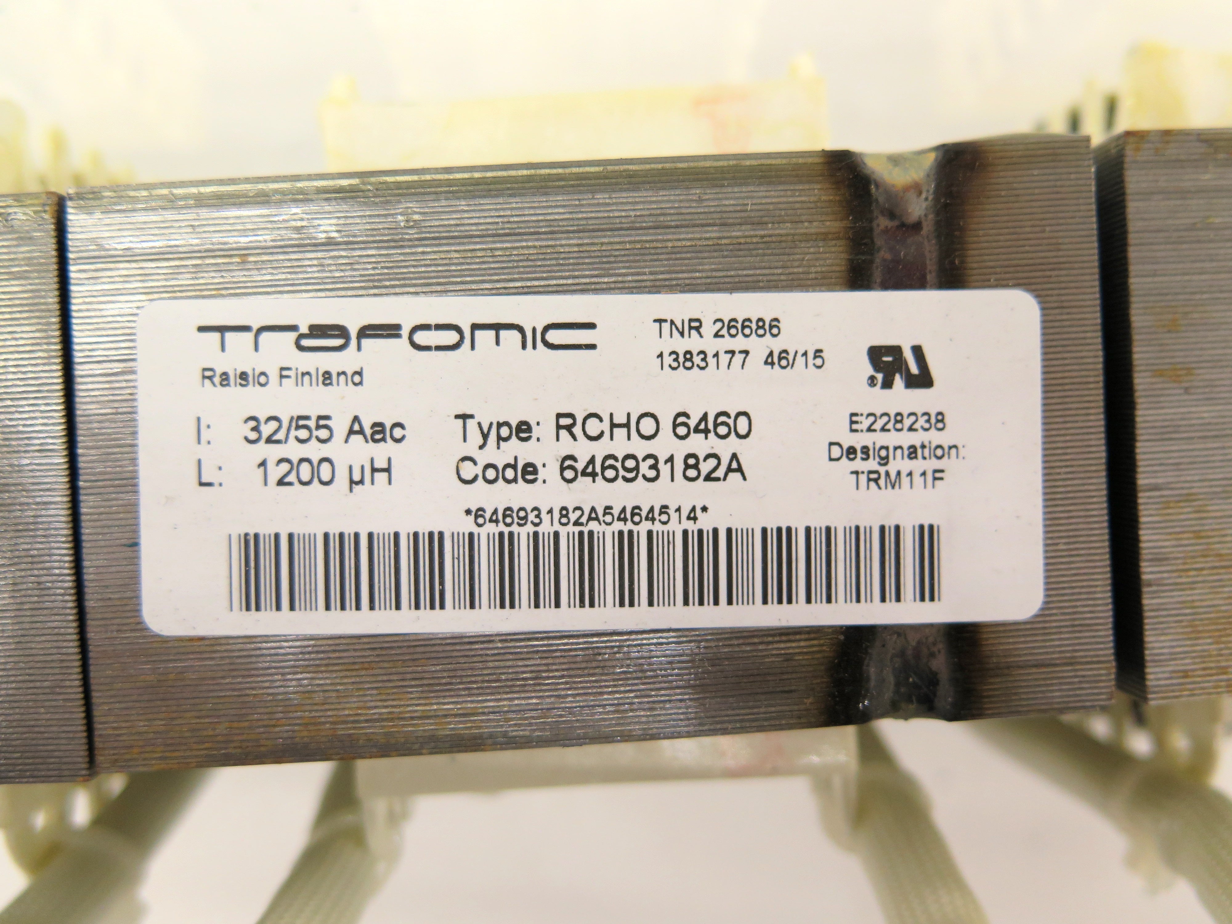 Trafomic RCHO 6460 / 64693182A Drive Control Transformer - Advance Operations